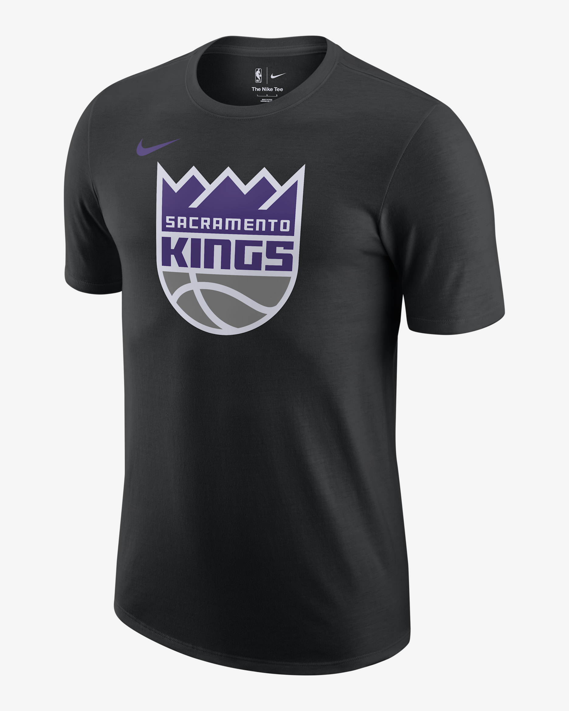 Playera Nike de la NBA para hombre Sacramento Kings Essential - Negro