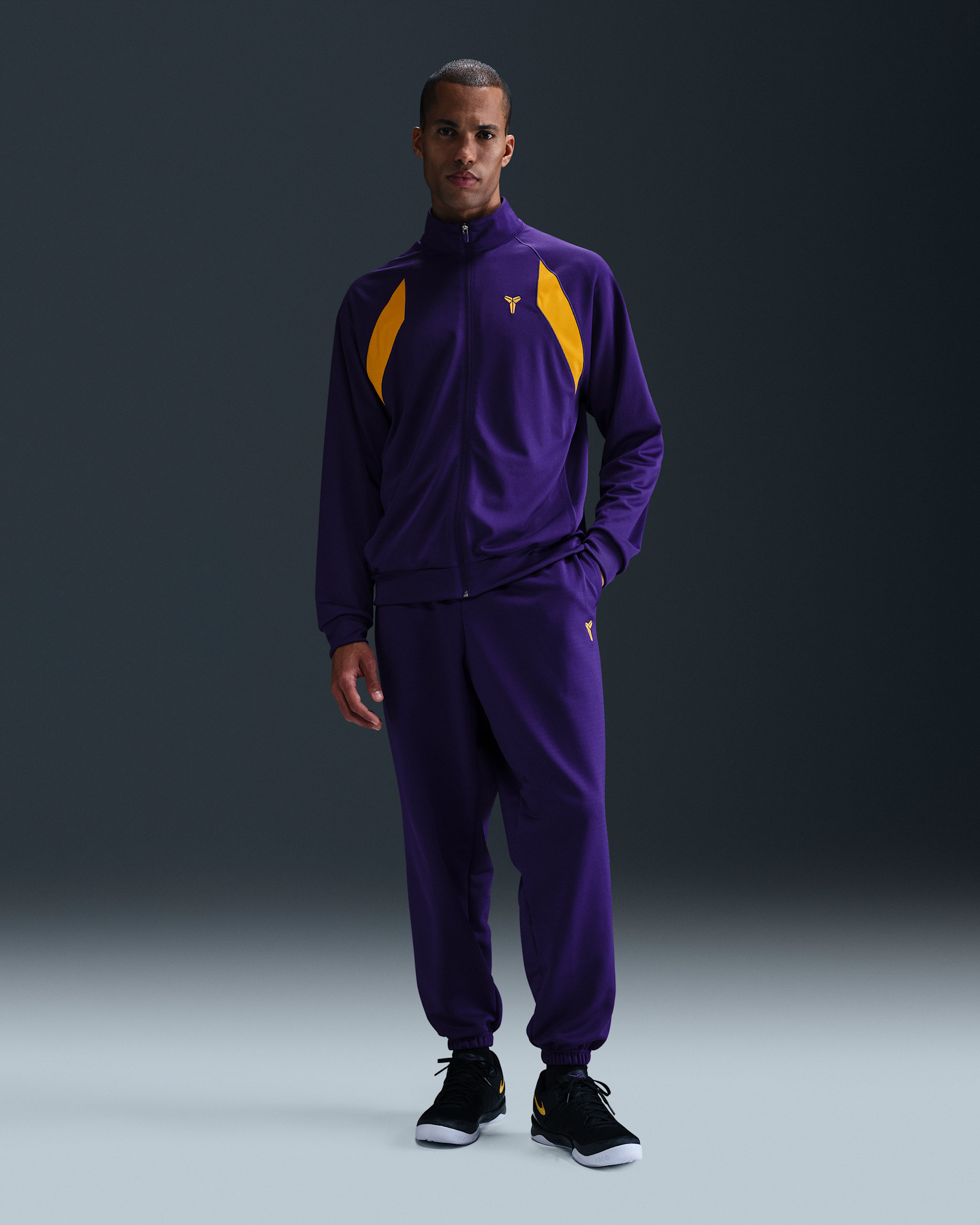 Kobe Therma-FIT basketbalbroek - Court Purple/University Gold/University Gold