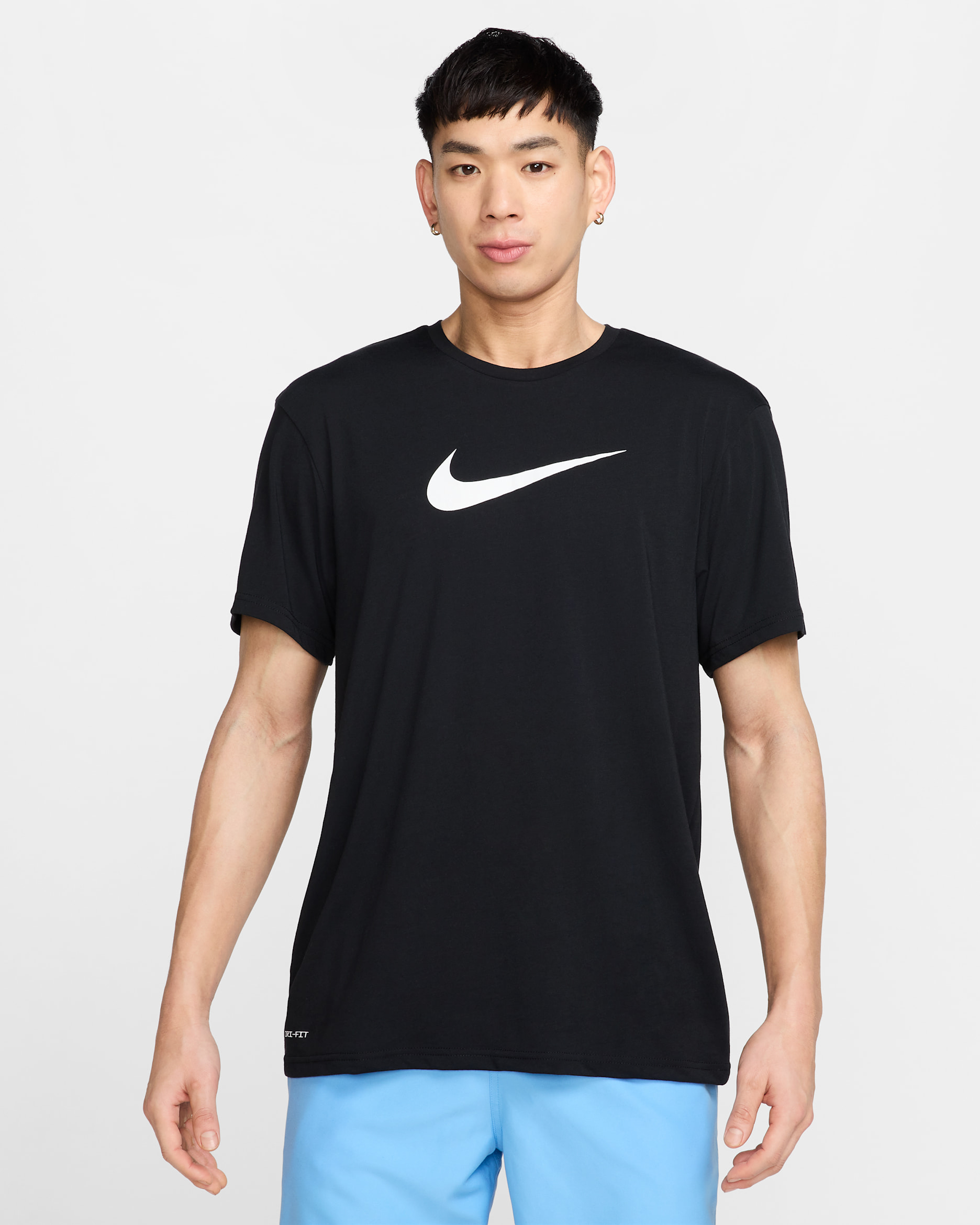 Nike Swim Hydroguard Men's Short-Sleeve Top - Black