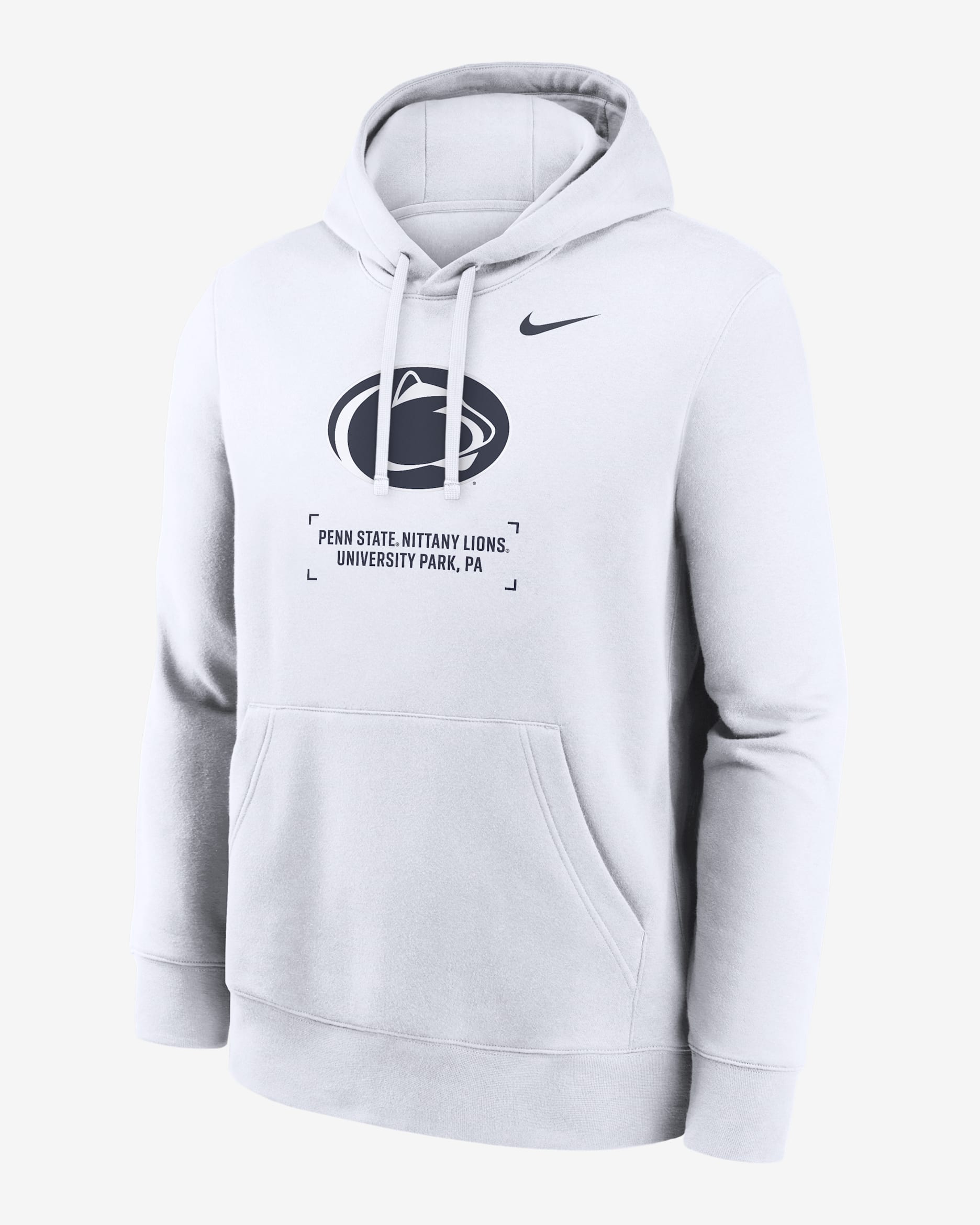 Penn State Club Basketball 2-Hit Men's Nike College Pullover Hoodie - White