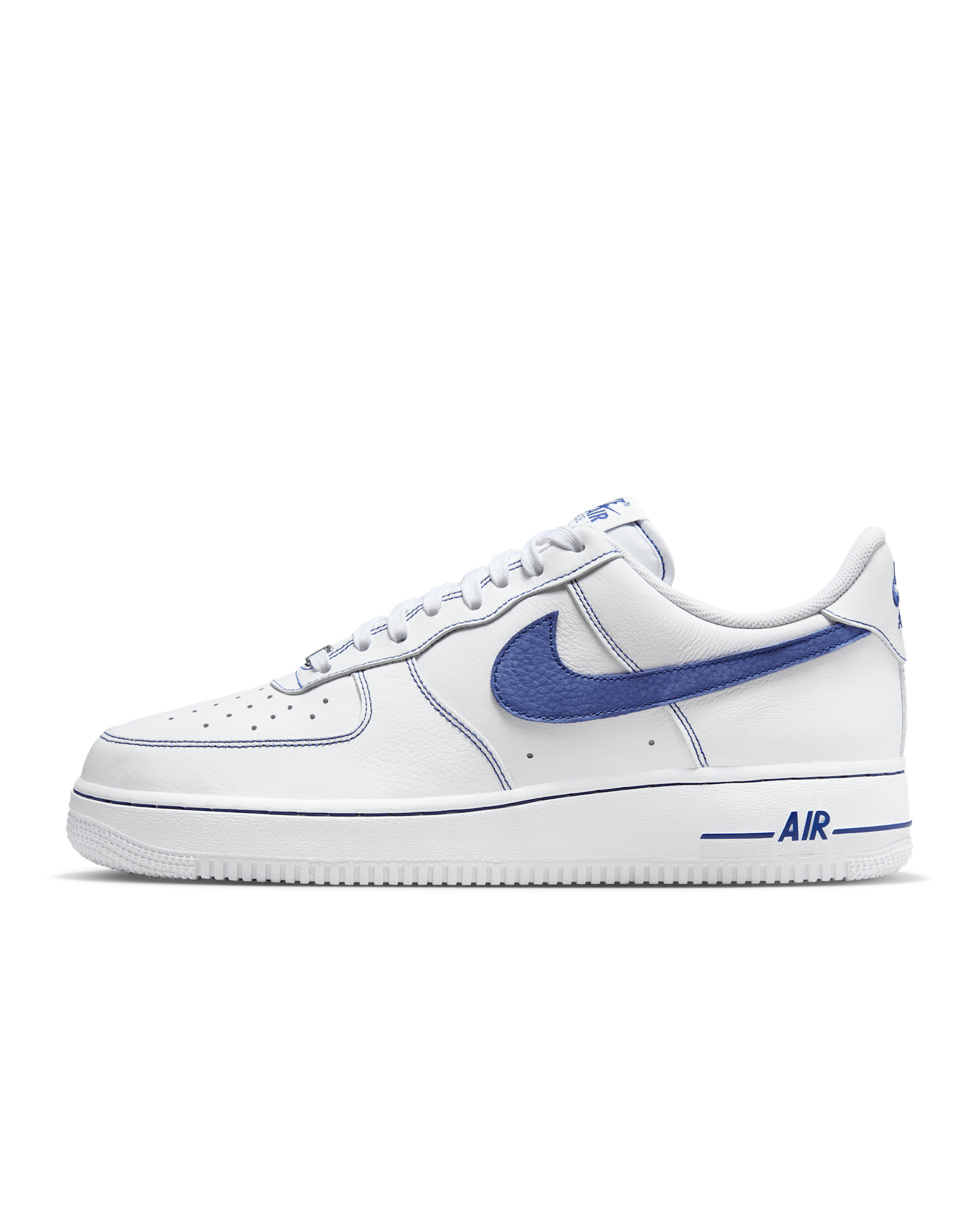 Nike Air Force 1 '07 LV8 Men's Shoes - White/Deep Royal Blue