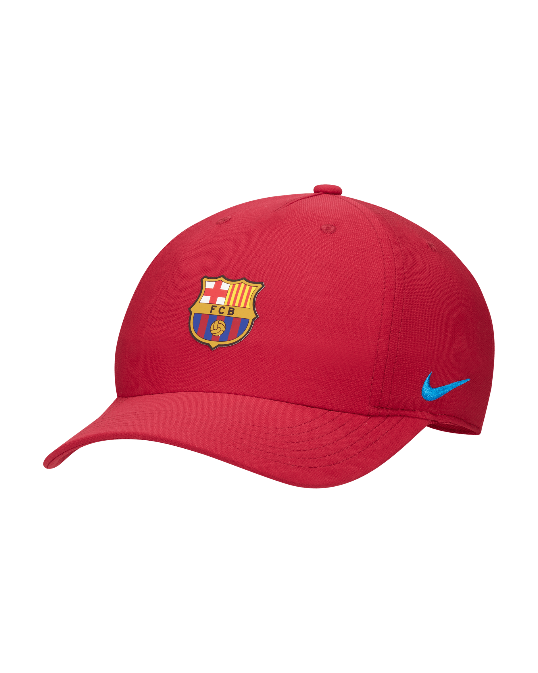 F.C. Barcelona Club Nike Dri-FIT Football Unstructured Cap - Noble Red/Soar