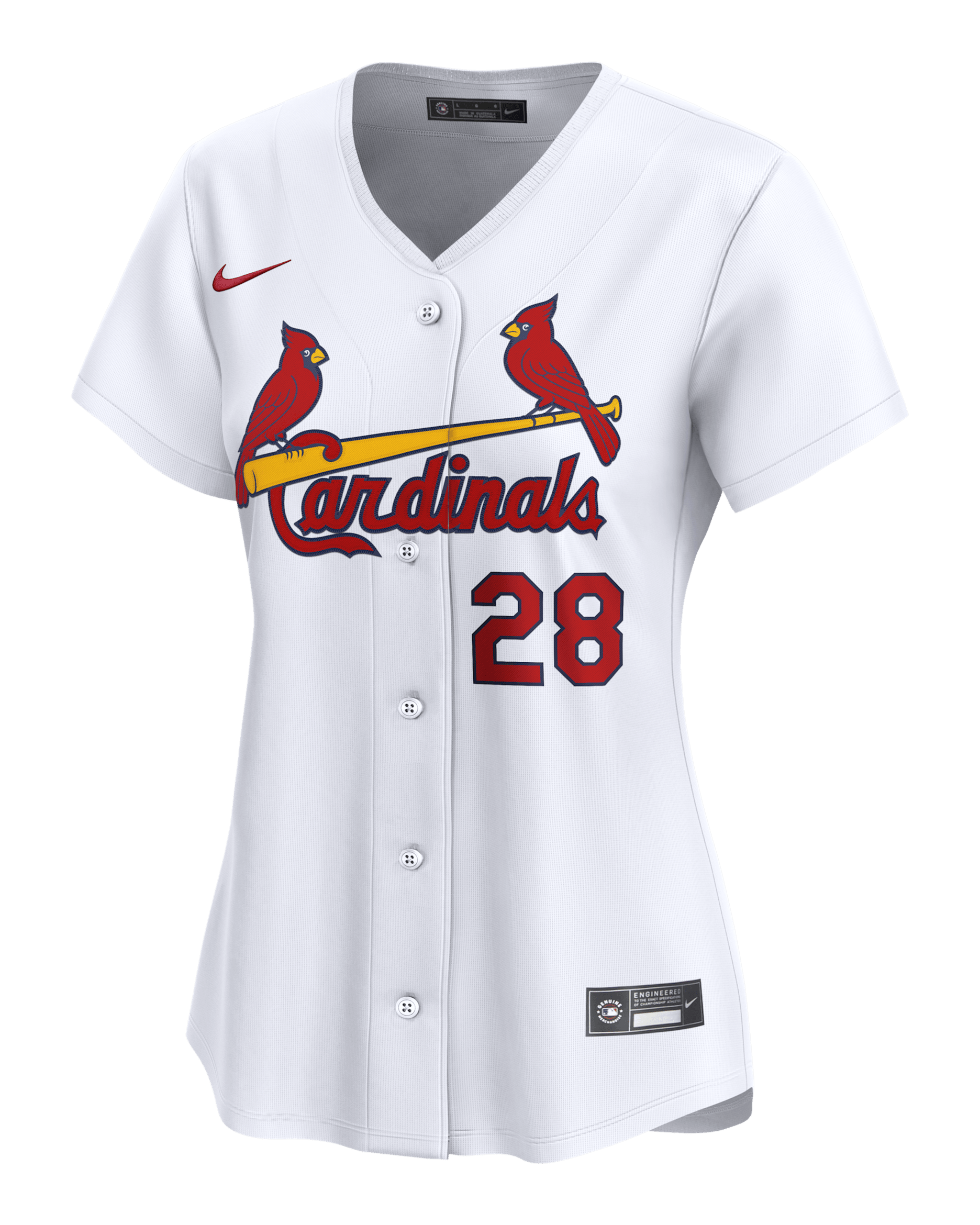 Jersey Nike Dri-FIT ADV de la MLB Limited para mujer Nolan Arenado St. Louis Cardinals - Blanco