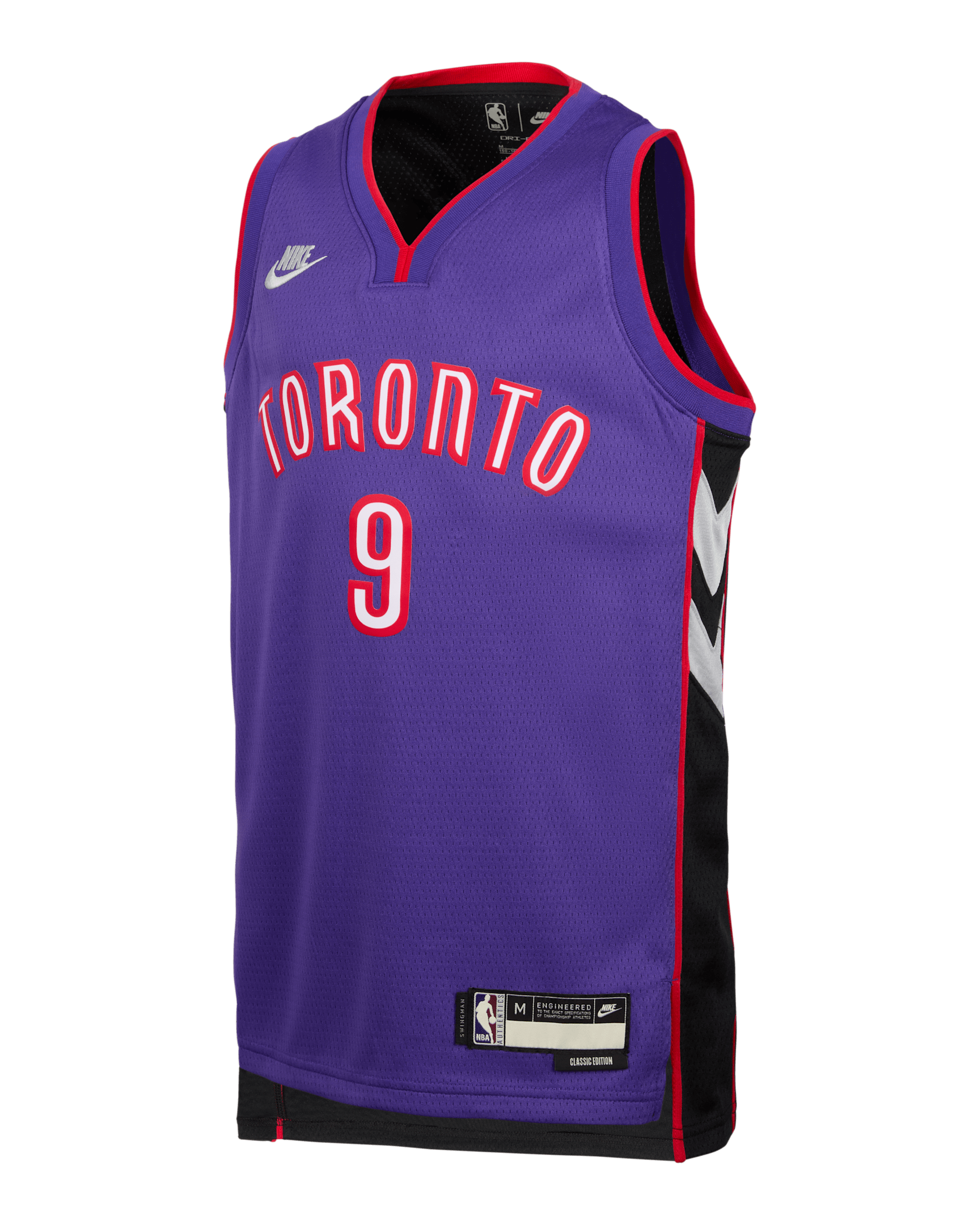 RJ Barrett Toronto Raptors 2024/25 Hardwood Classics Older Kids' Nike NBA Swingman Jersey - Field Purple