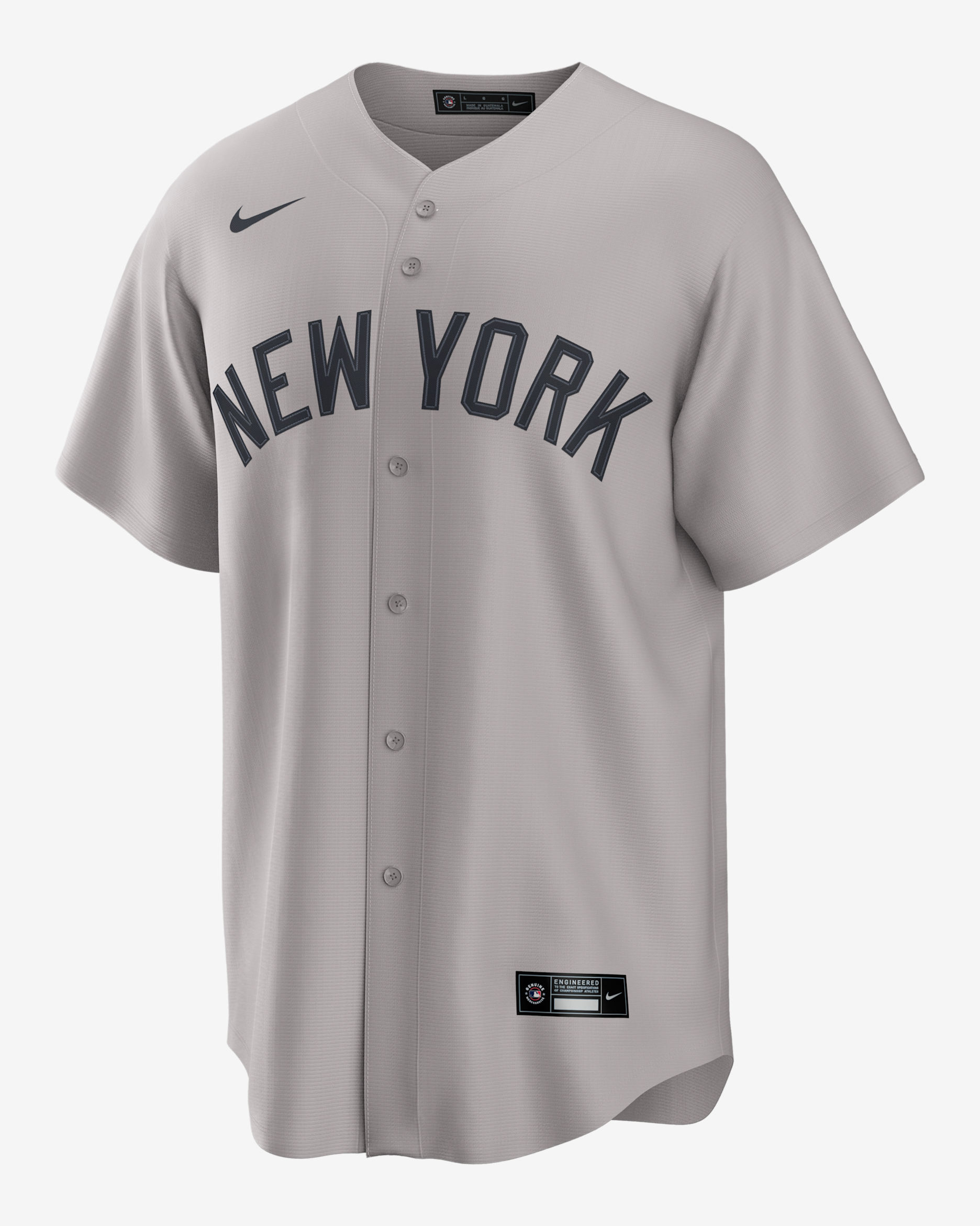 Jersey Nike de la MLB Replica para hombre Giancarlo Stanton New York Yankees - Gris