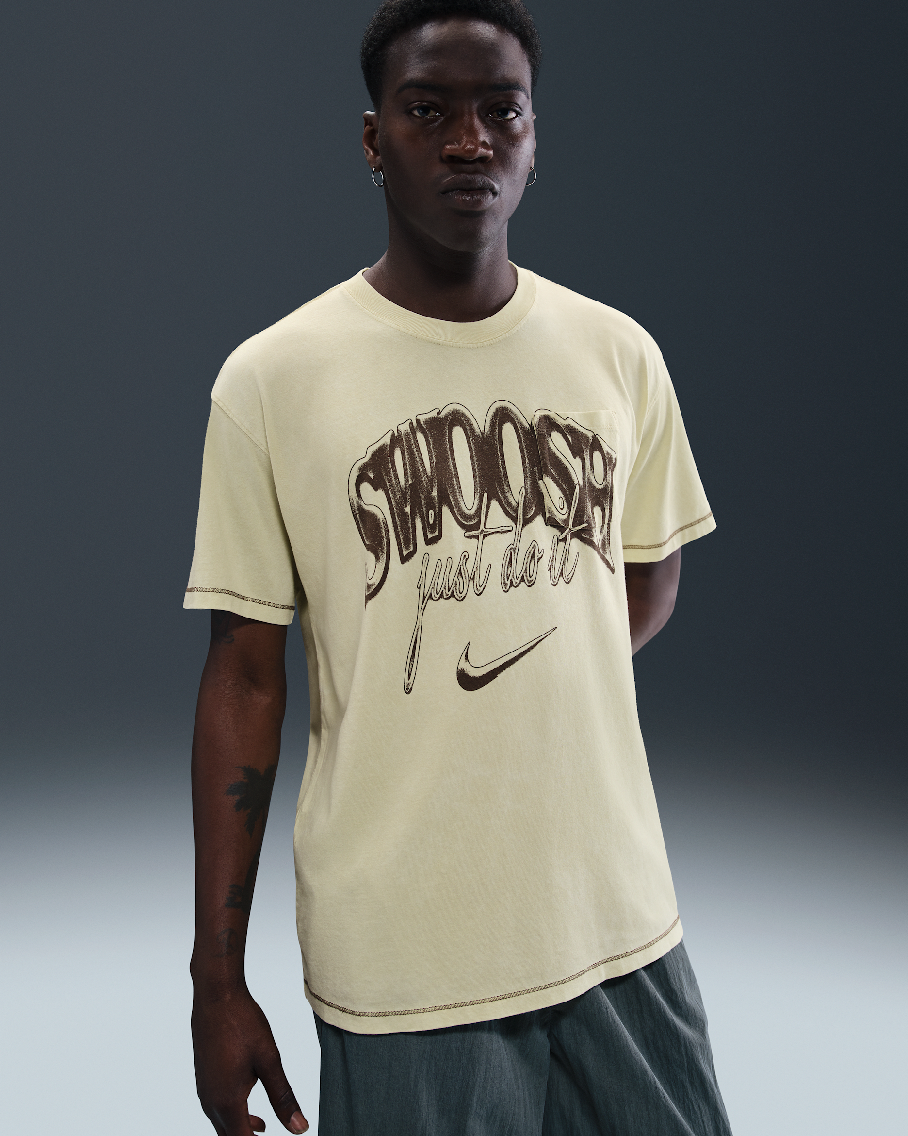 Nike Sportswear Max90 Tişört - Light Khaki