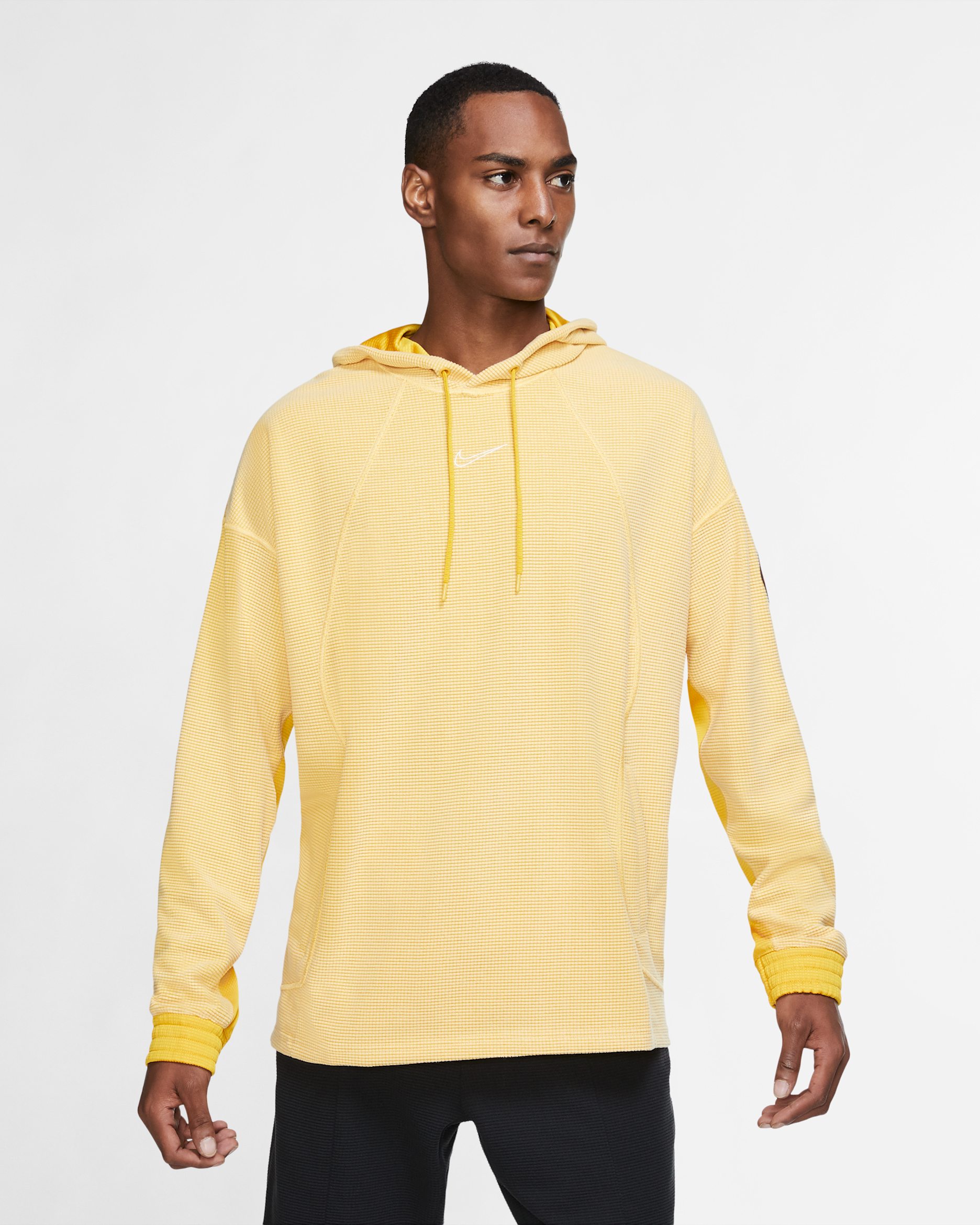 Nike treningshettegenser i fleece til herre - Dark Sulfur/Topaz Gold/Dark Sulfur/Sail