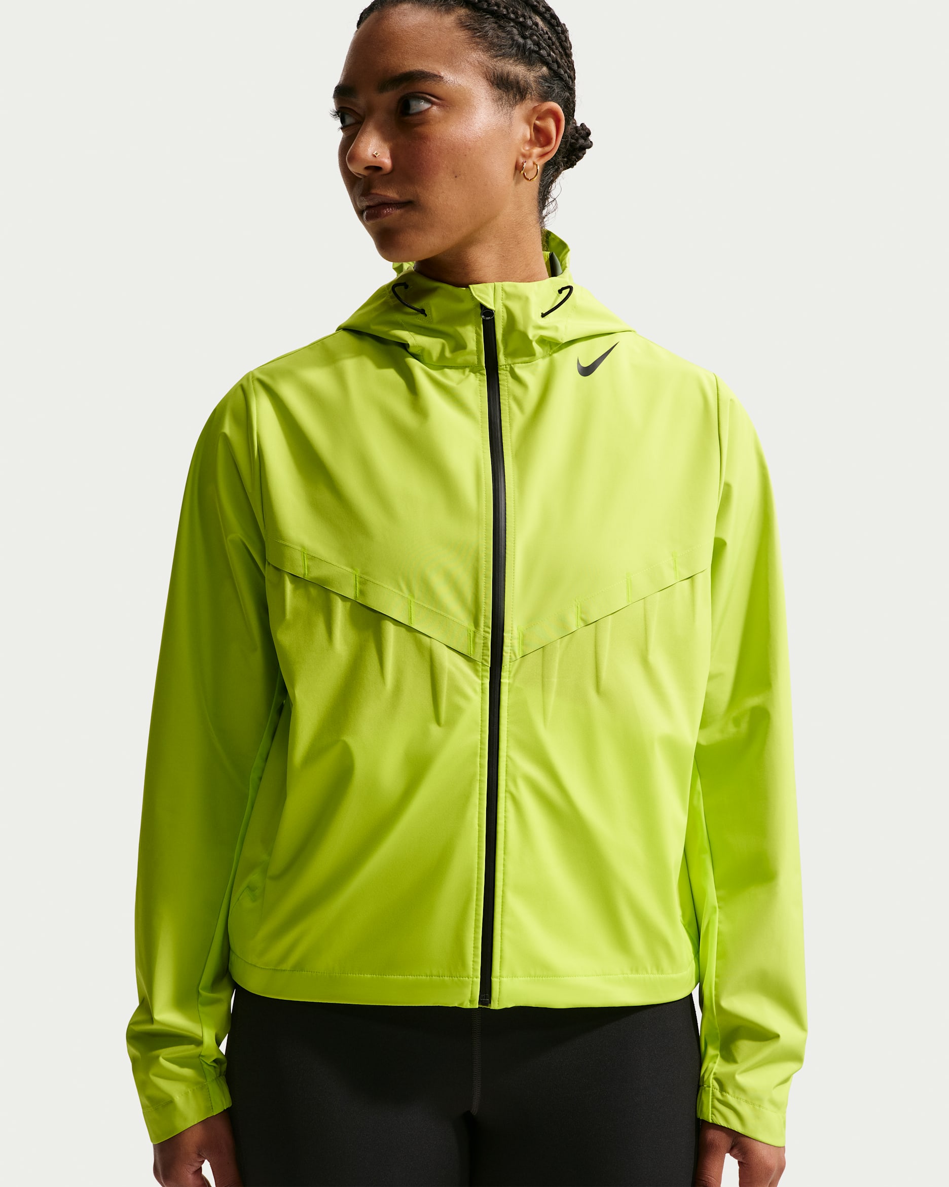 Nike AeroSwift Aerogami Women's Storm-FIT Running Jacket - Cyber/Black