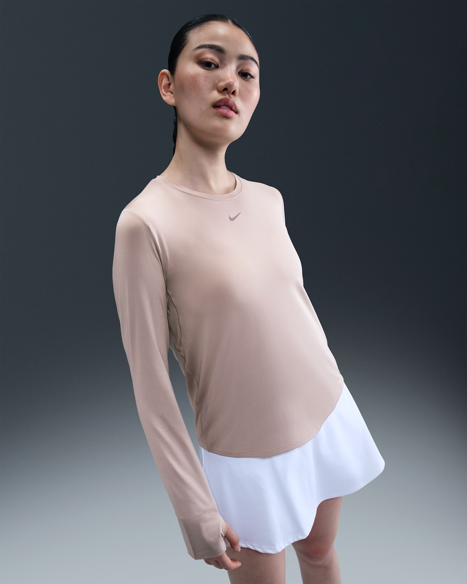 Playera de manga larga Dri-FIT para mujer Nike One Classic - Malta