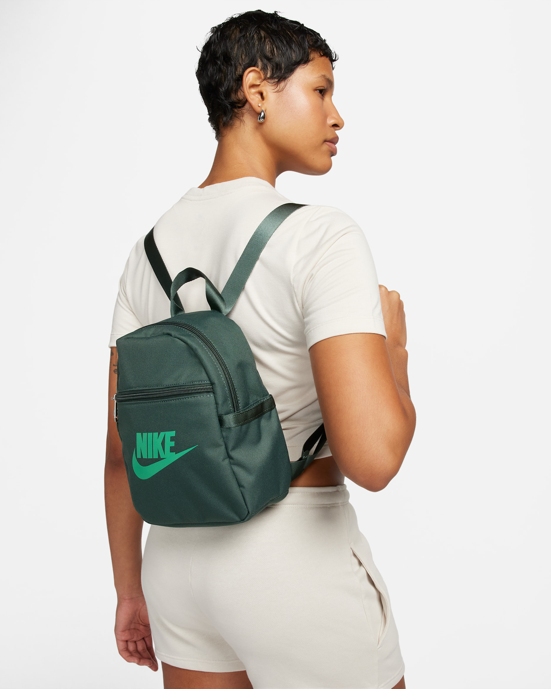 Nike Sportswear Futura 365 Women's Mini Backpack (6L) - Vintage Green/Vintage Green/Stadium Green
