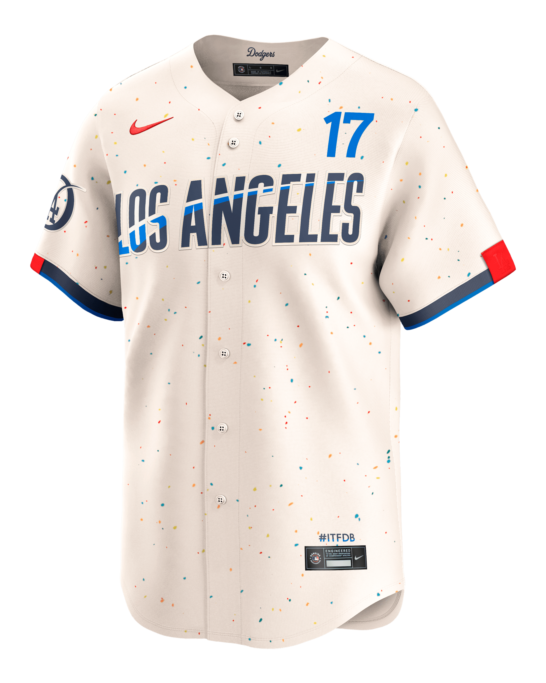 Shohei Ohtani Los Angeles Dodgers City Connect Men's Nike Dri-FIT ADV MLB Limited Jersey - Coconut Milk