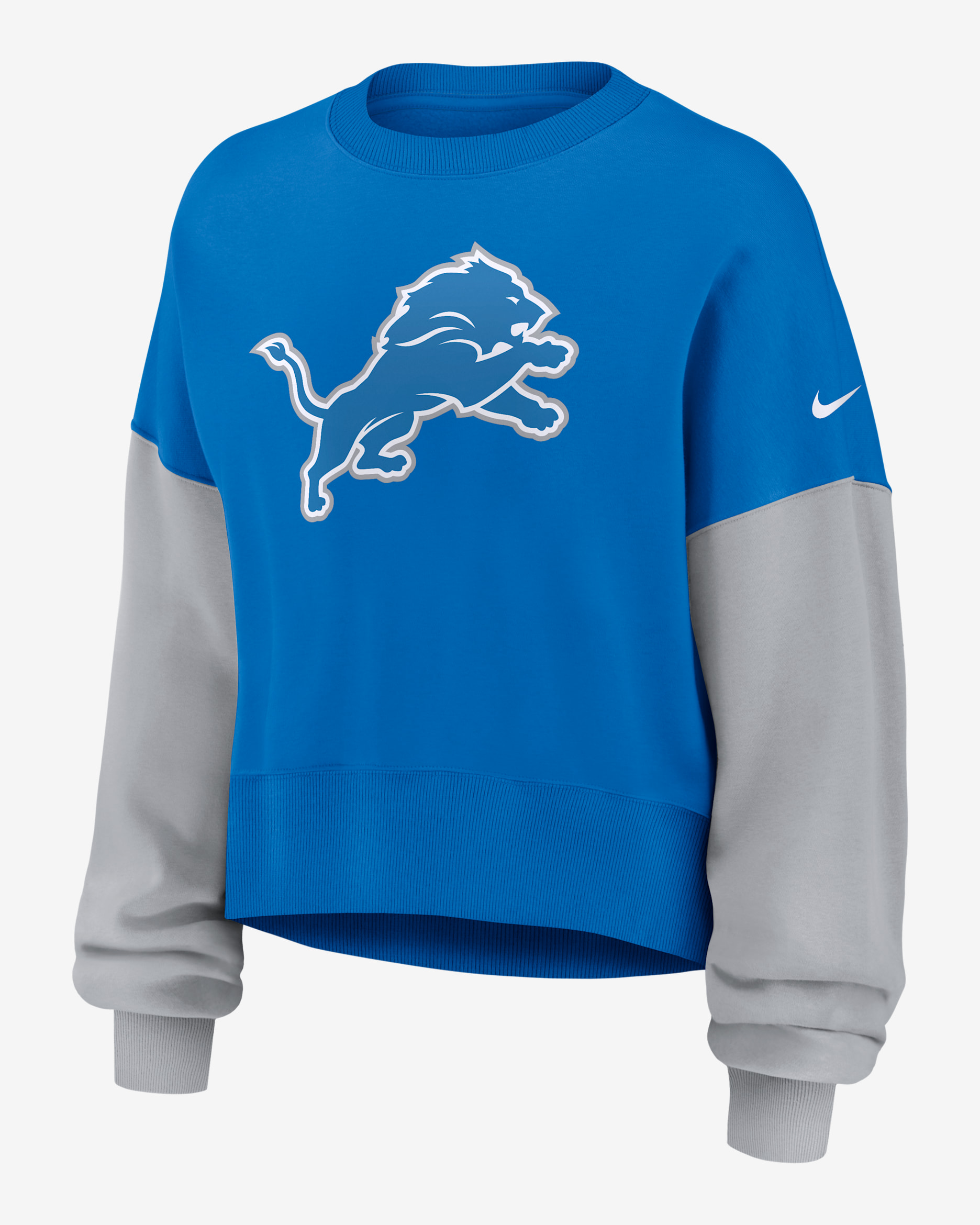 Detroit Lions Women's Nike NFL Pullover Crew - Blue