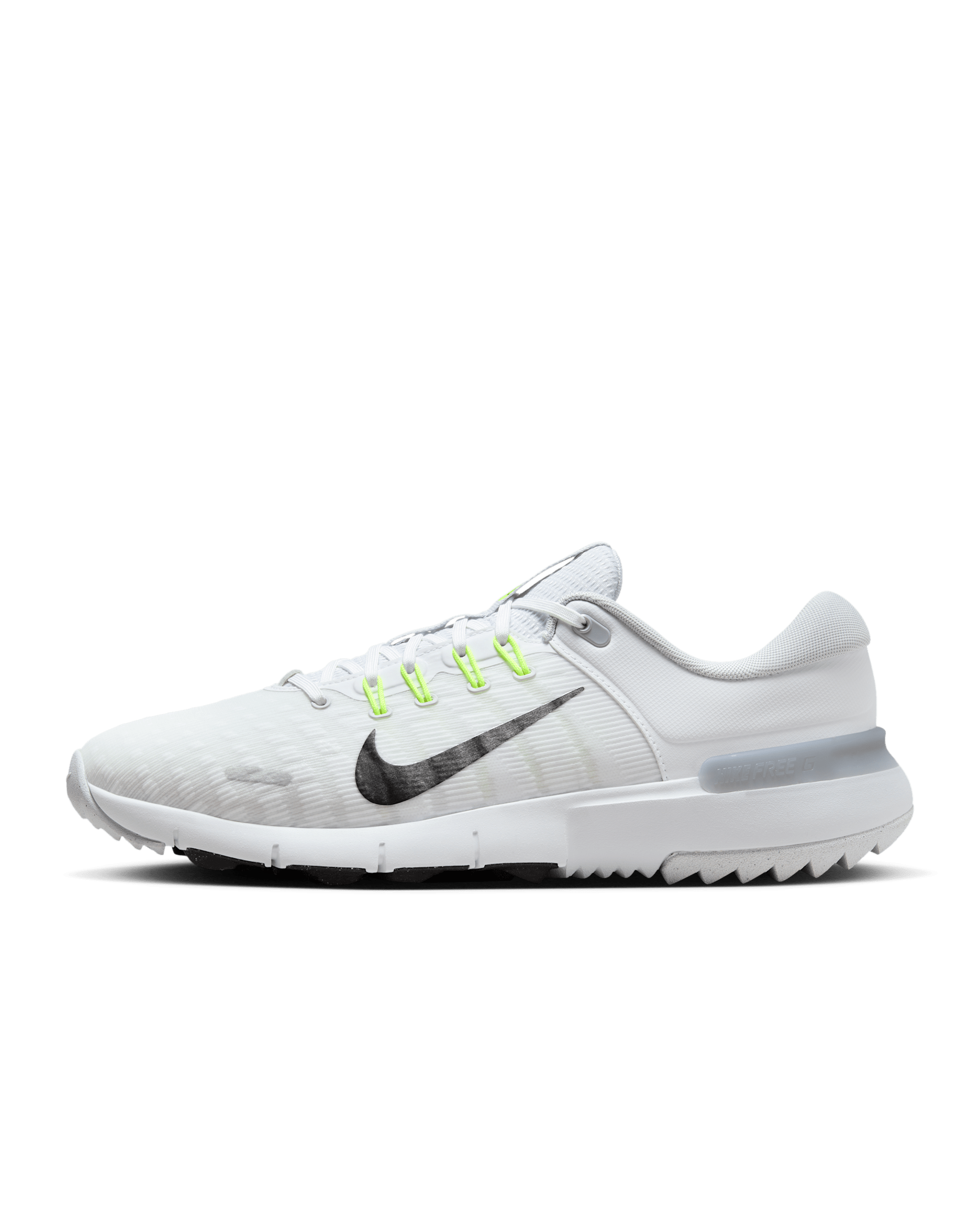 Nike Free Golf NN Golf Shoes (Wide) - White/Pure Platinum/Wolf Grey/Black