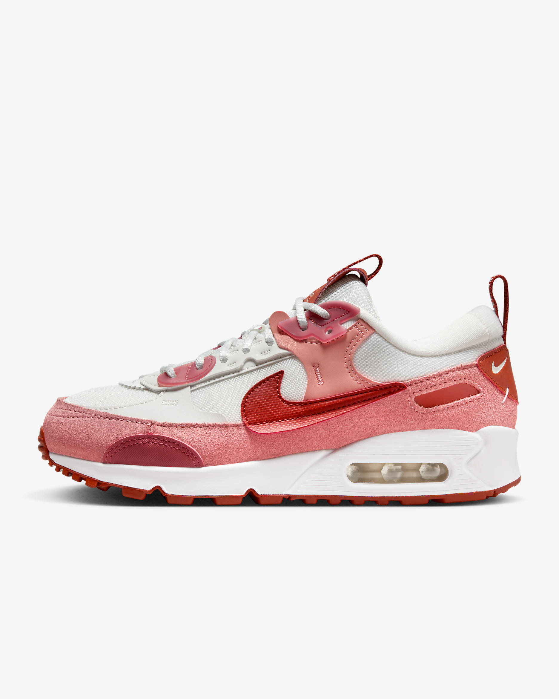 Nike Air Max 90 Futura Women's Shoes - Red Stardust/Summit White/Campfire Orange/Rugged Orange