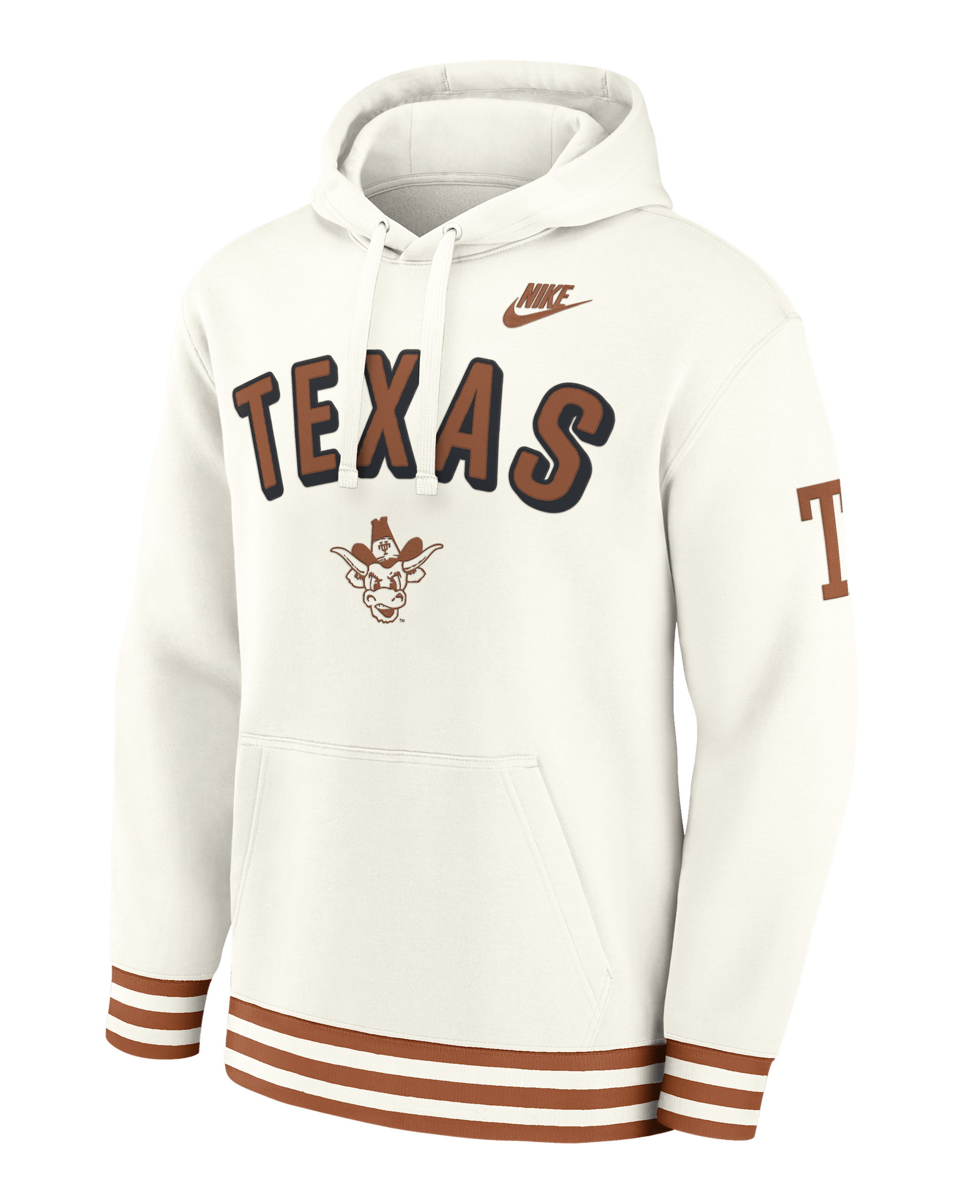 Texas Legacy Retro Men’s Nike College Pullover Hoodie - Cream