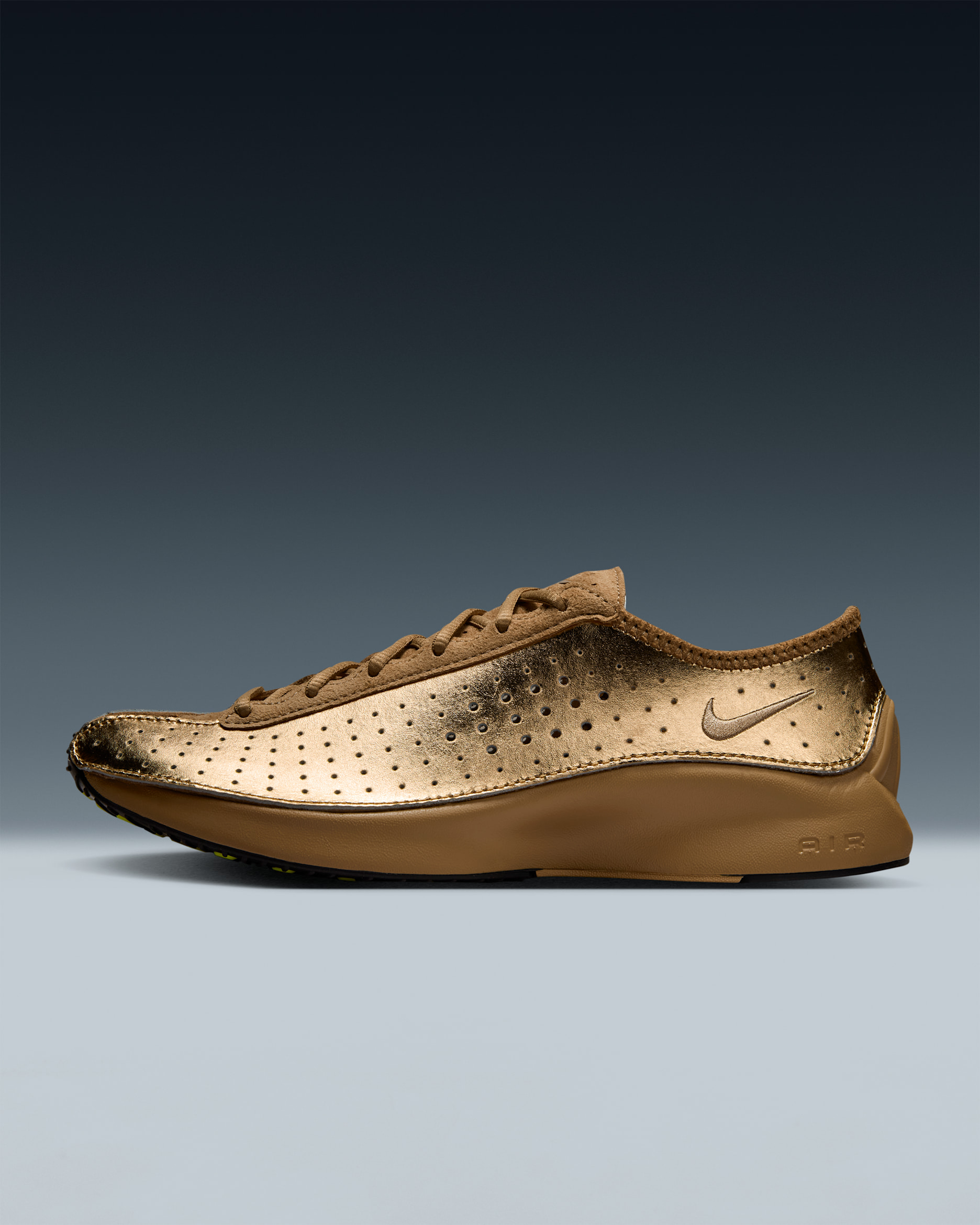 รองเท้าผู้หญิง Nike Air Superfly - Metallic Gold/ดำ/Sport Turquoise/Parachute Beige