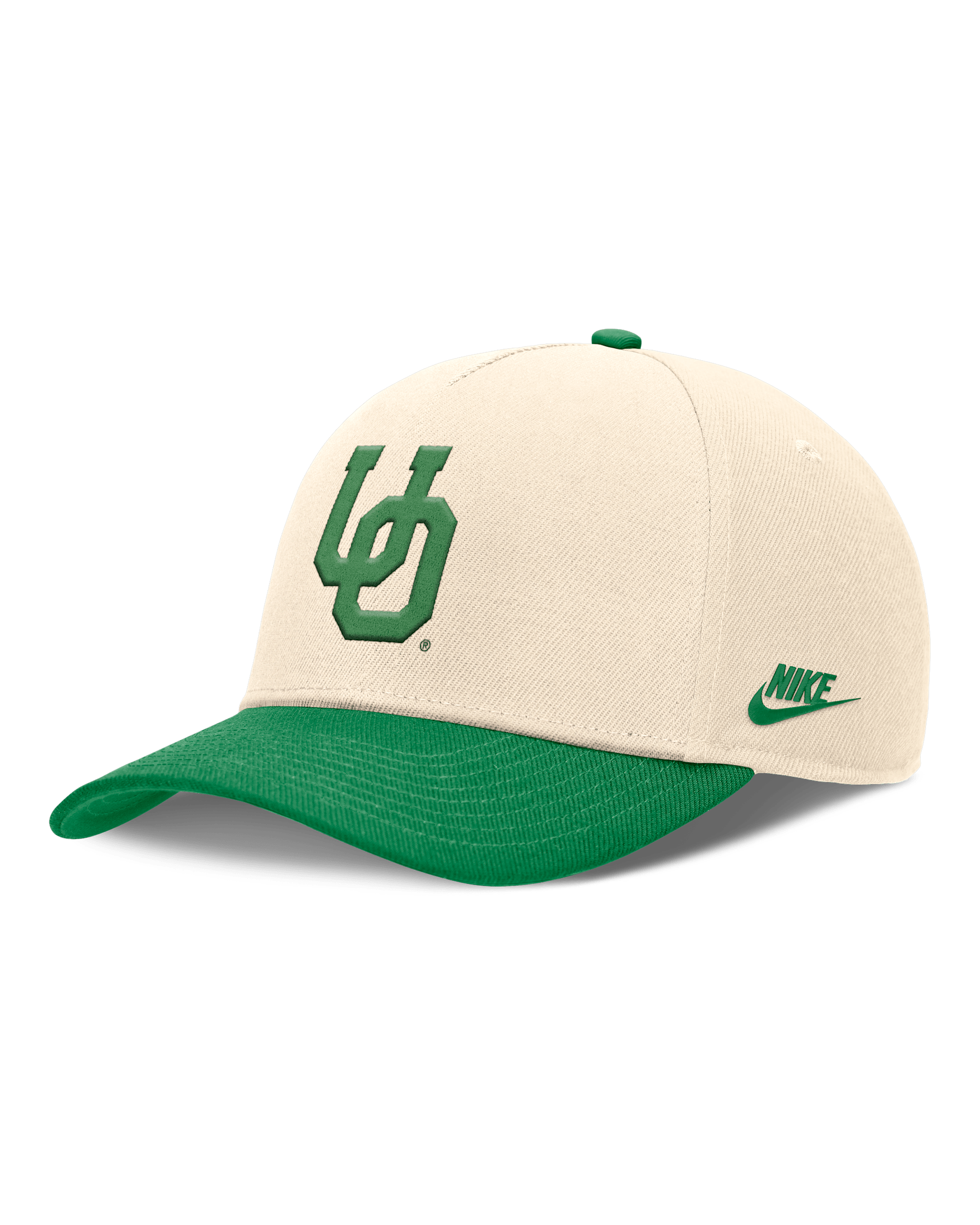 Oregon Primetime Rise Academic Men's Nike Dri-FIT College Adjustable Hat - Natural