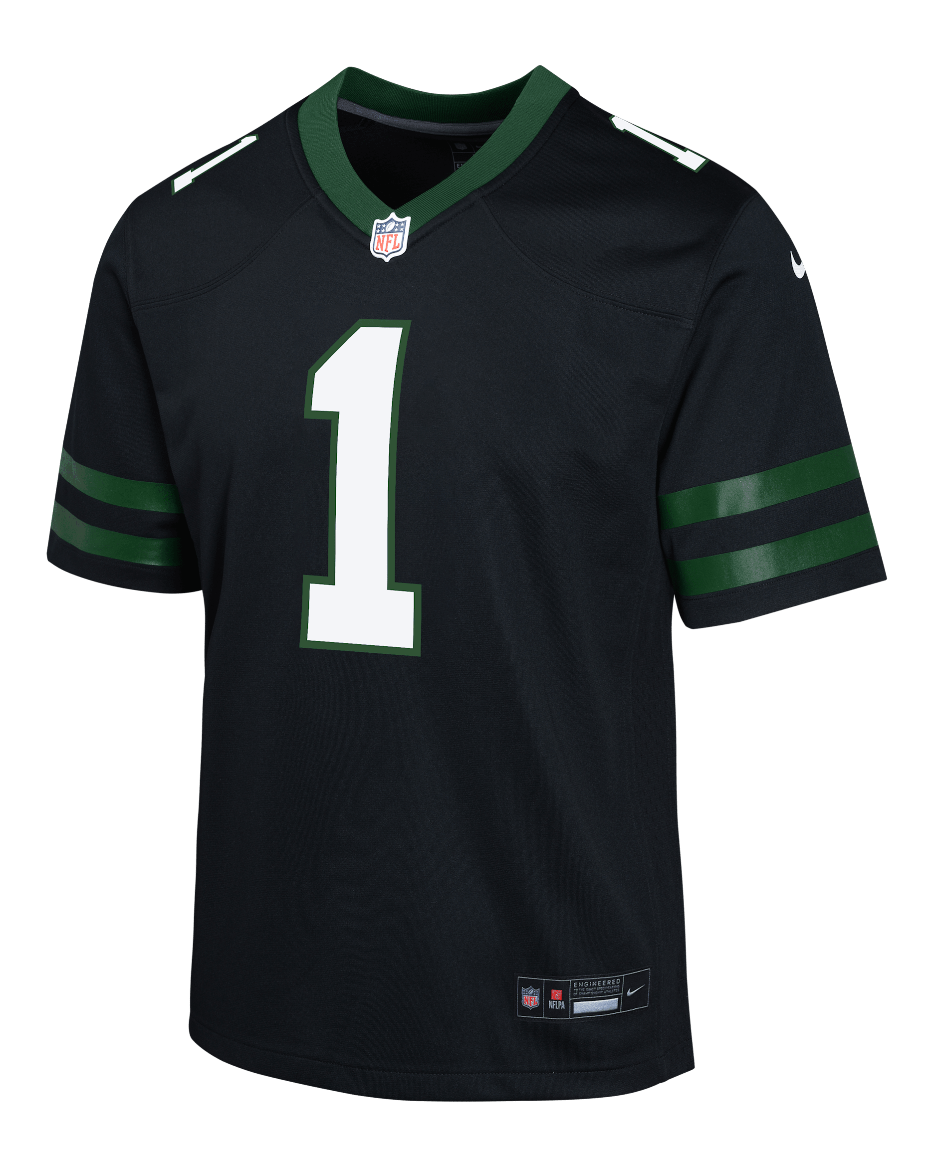 Sauce Gardner New York Jets Big Kids' Nike NFL Game Jersey - Black