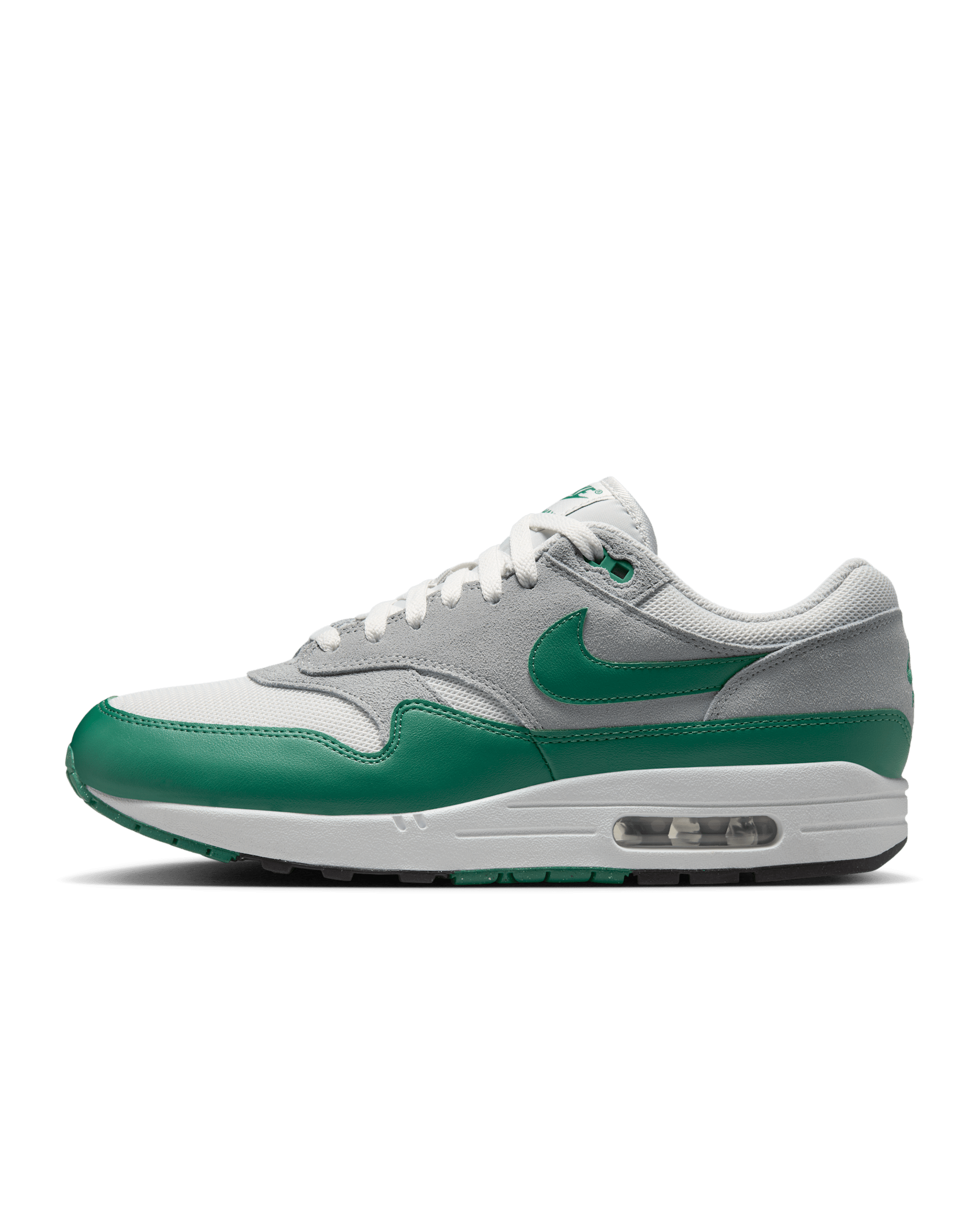 Nike Air Max 1 Essential Men's Shoes - Platinum Tint/Light Smoke Grey/Evergreen Aura