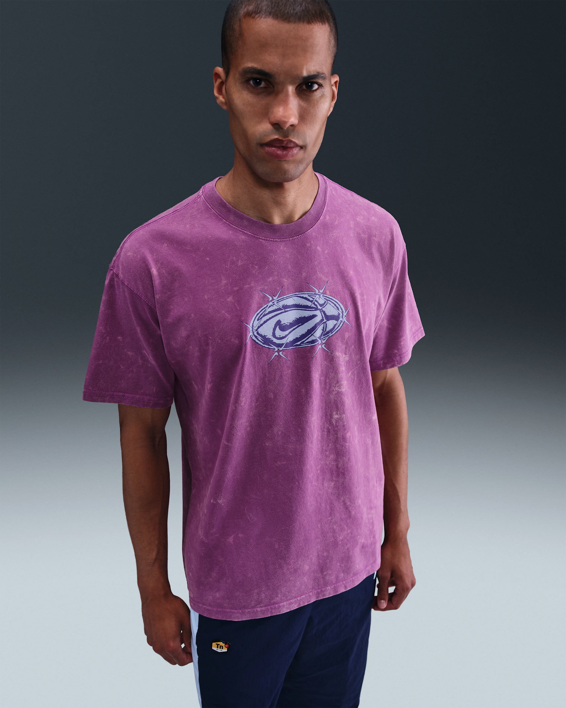 Playera Max90 para hombre Nike - Morado vivo