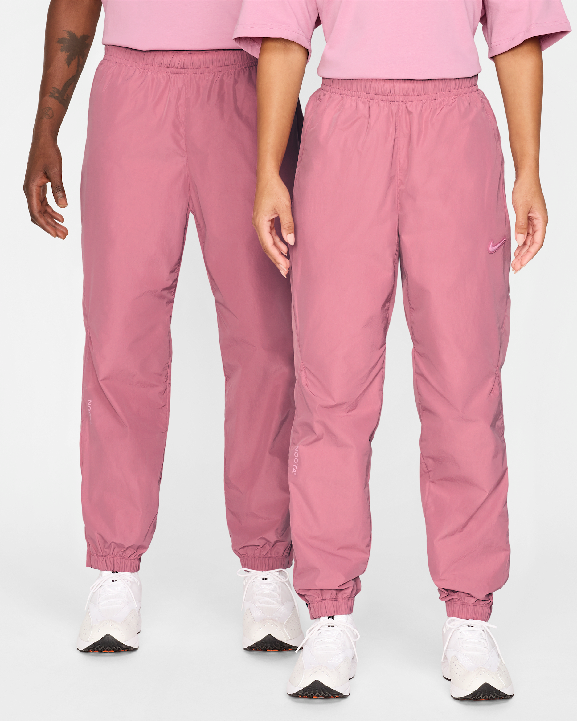 NOCTA Northstar Nylon Tracksuit Bottoms - Desert Berry/Elemental Pink/Elemental Pink
