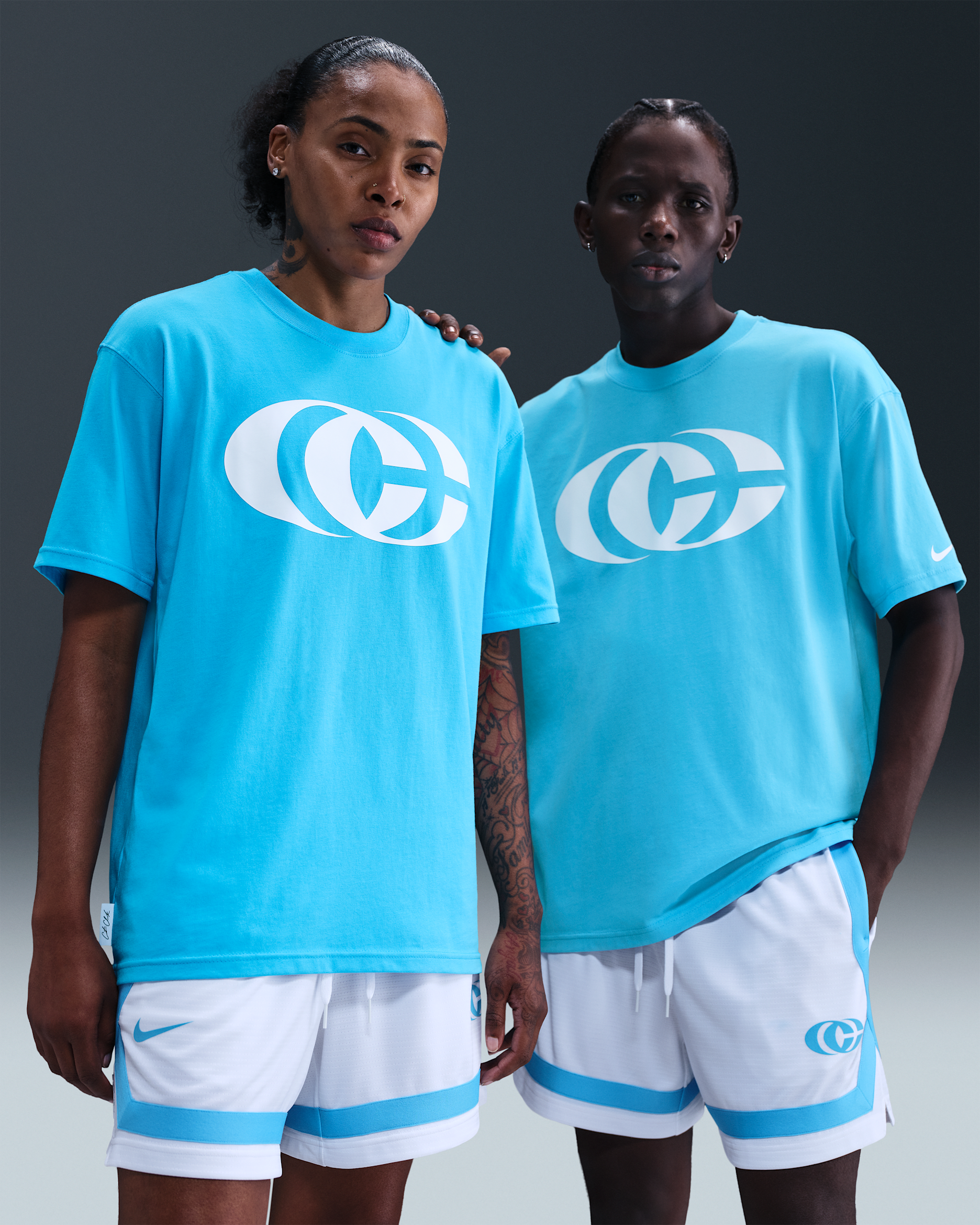 Playera de básquetbol Nike Caitlin Clark - Azul báltico/Blanco