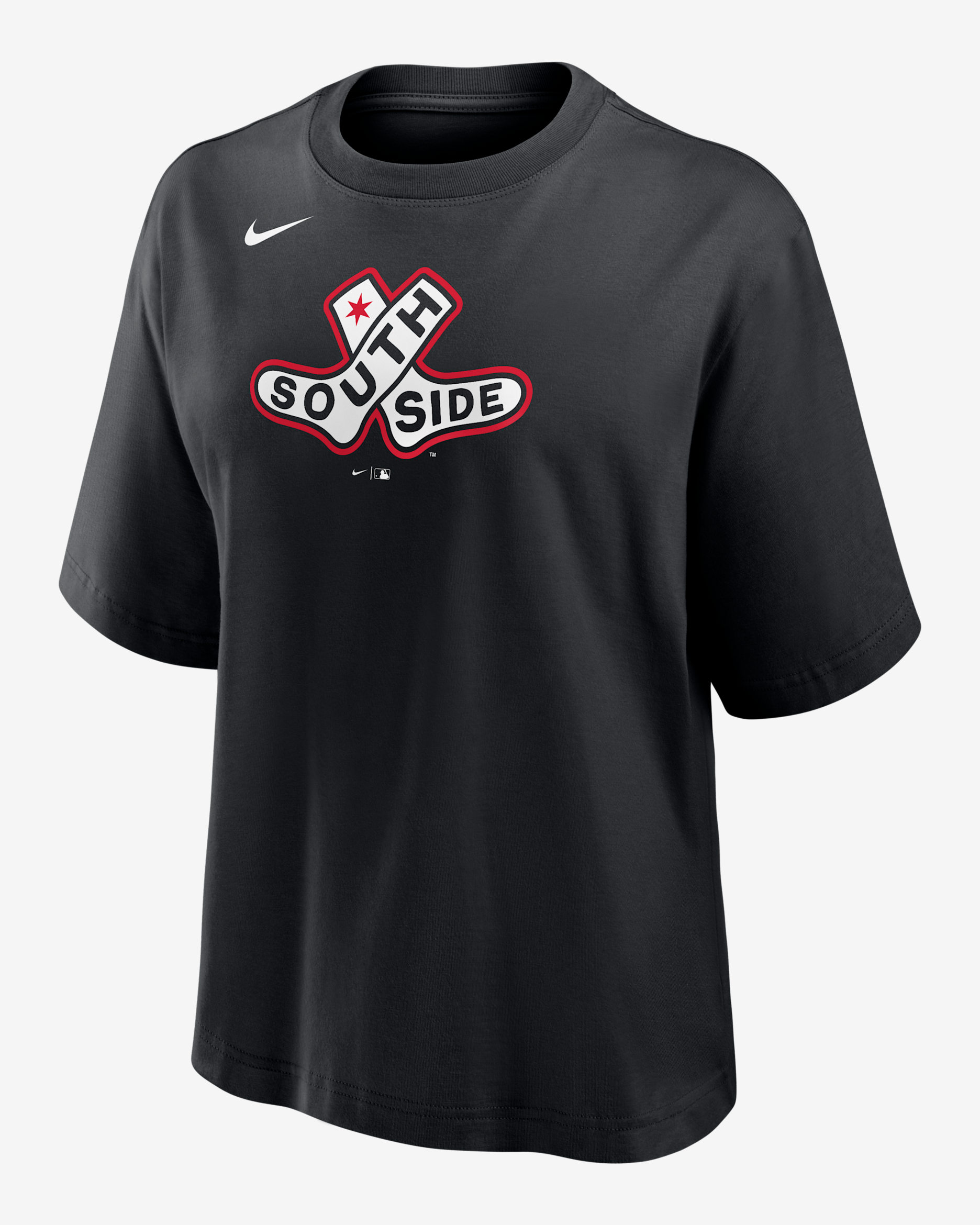 Chicago White Sox City Connect Boxy Women's Nike MLB T-Shirt - Black