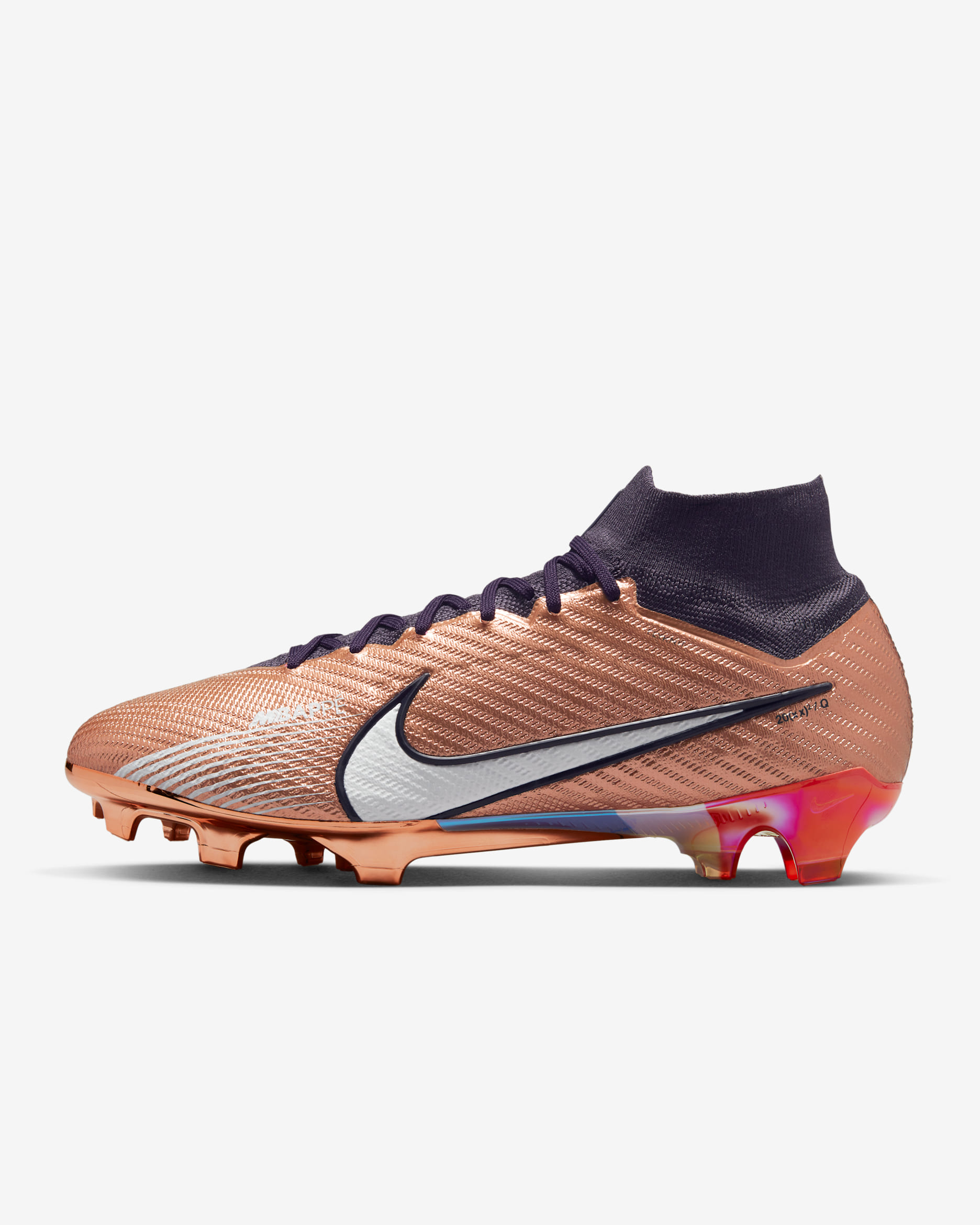Nike Zoom Mercurial Superfly 9 Elite KM FG Firm-Ground Football Boot - Metallic Copper/Metallic Copper
