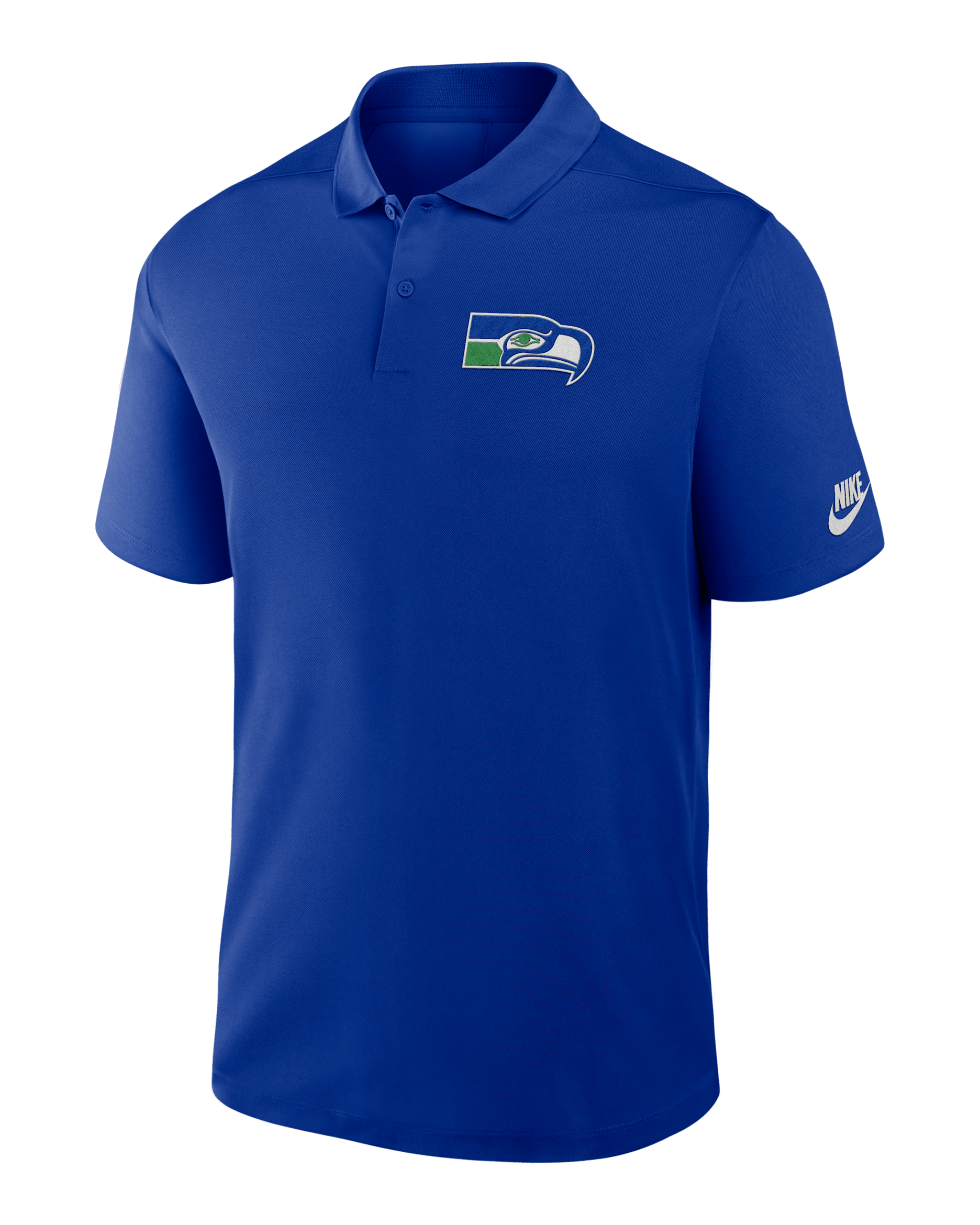 Seattle Seahawks Rewind Victory Men's Nike Dri-FIT NFL Polo - Royal
