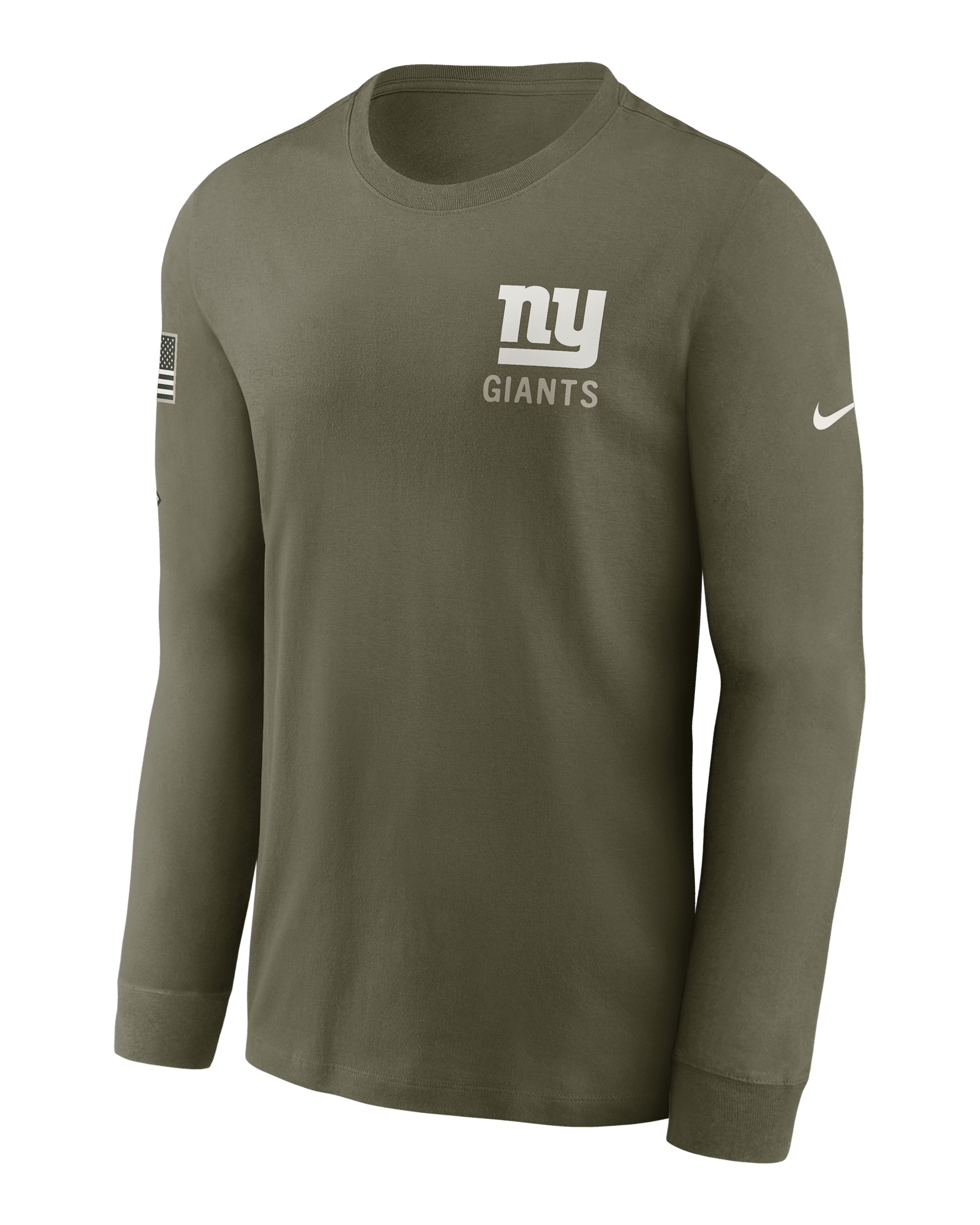 New York Giants Salute to Service Men's Nike NFL Long-Sleeve T-Shirt - Olive