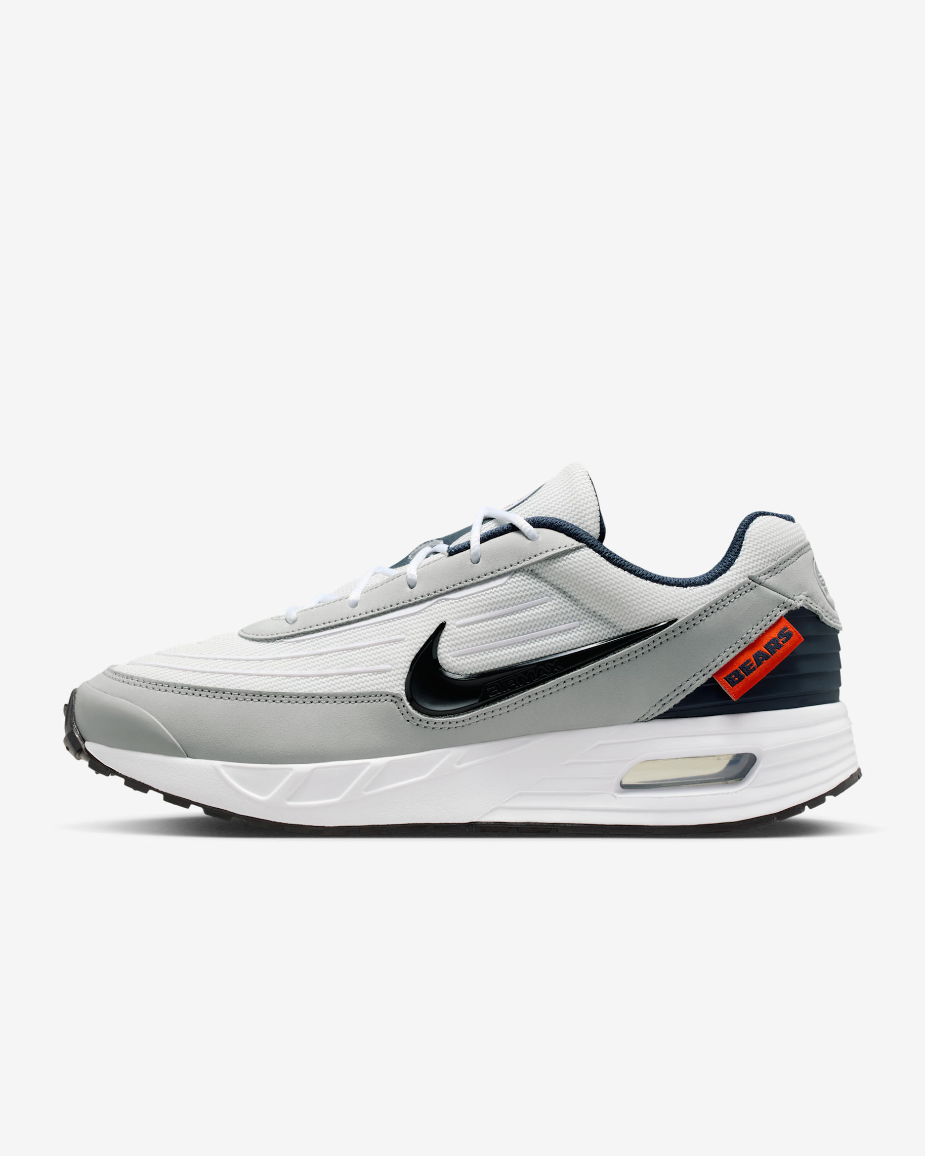 Chicago Bears Air Max Verse Men's Nike NFL Shoes - Light Smoke Grey/Marine/White/Black