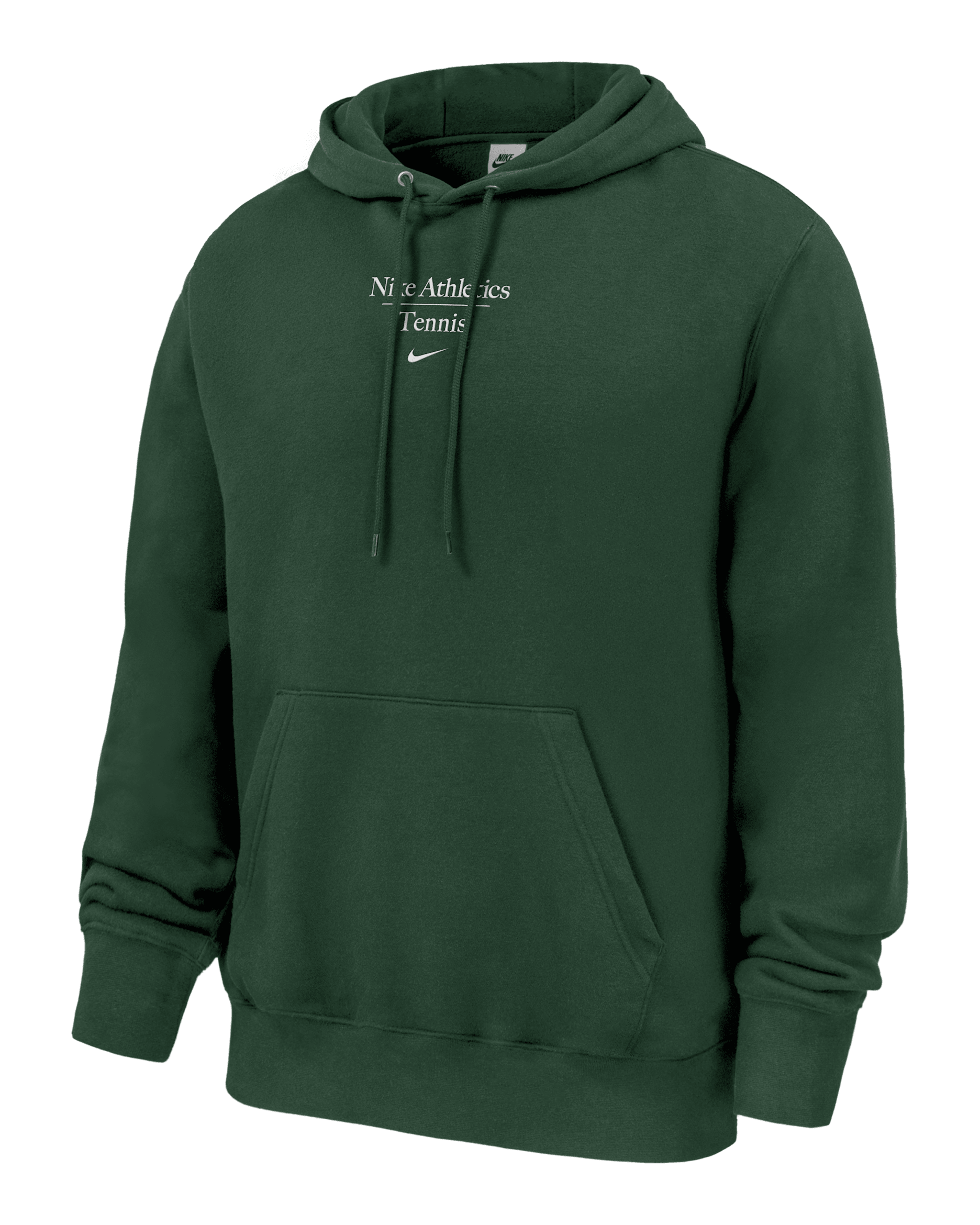 Nike Club Fleece Men's Tennis Pullover Hoodie - Gorge Green