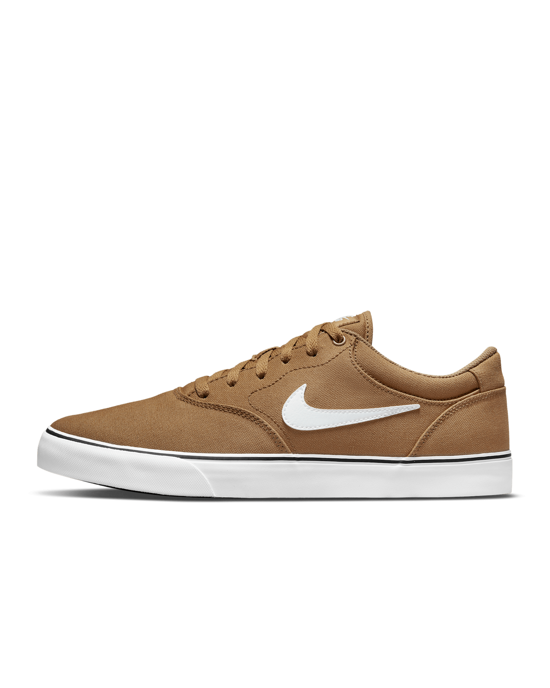 Nike SB Chron 2 Canvas Skate Shoe - Dark Driftwood/Dark Driftwood/Black/White