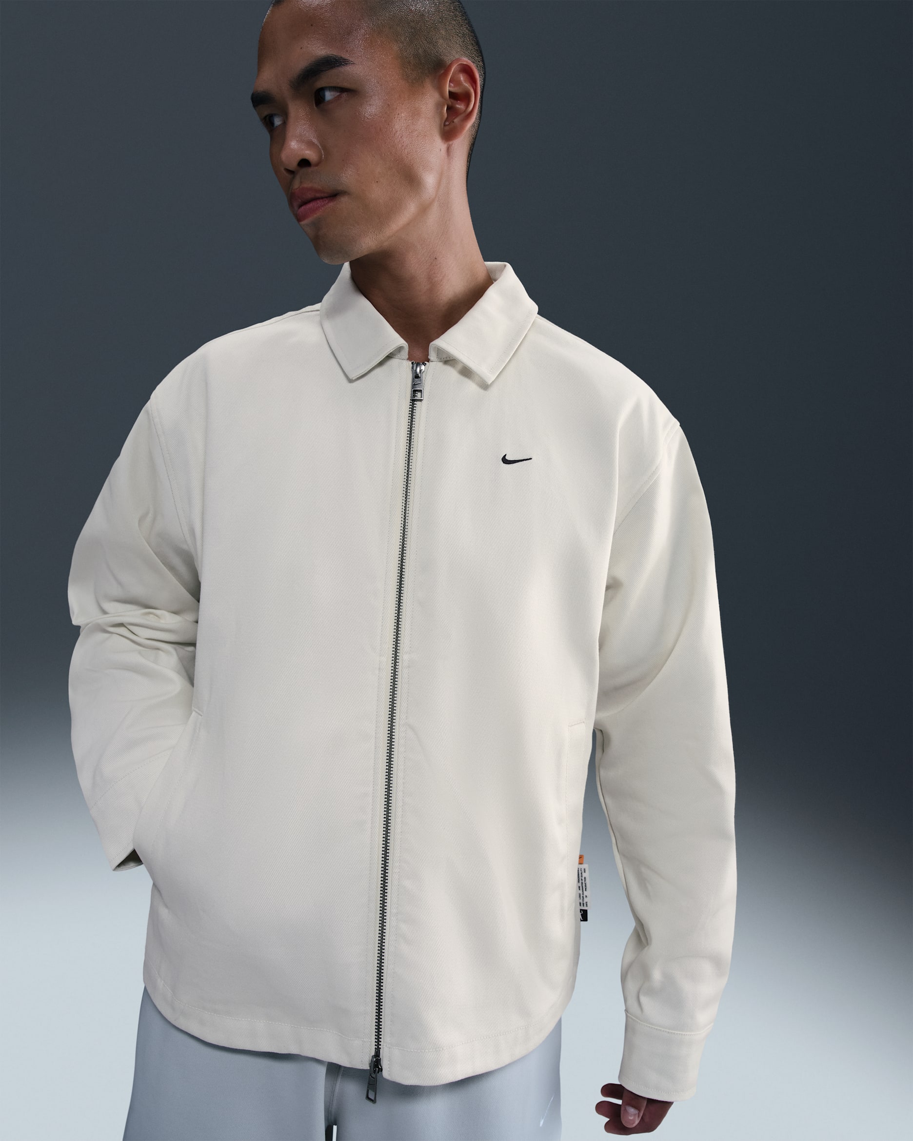 나이키 라이프 남성 필드 재킷 - 소프트 펄/블루 보이드