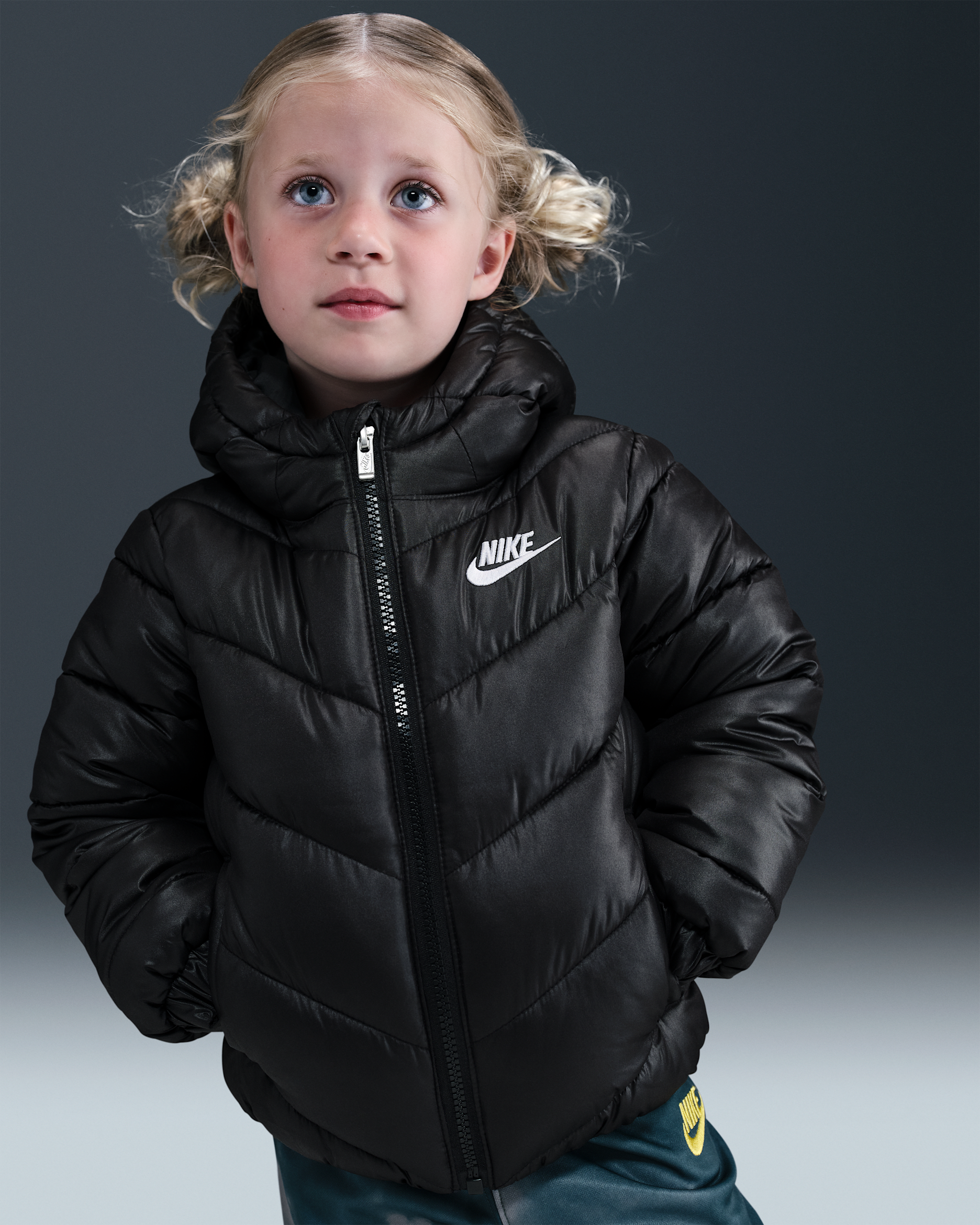 Nike Sportswear Toddler "All Day Play" Puffer Jacket - Black