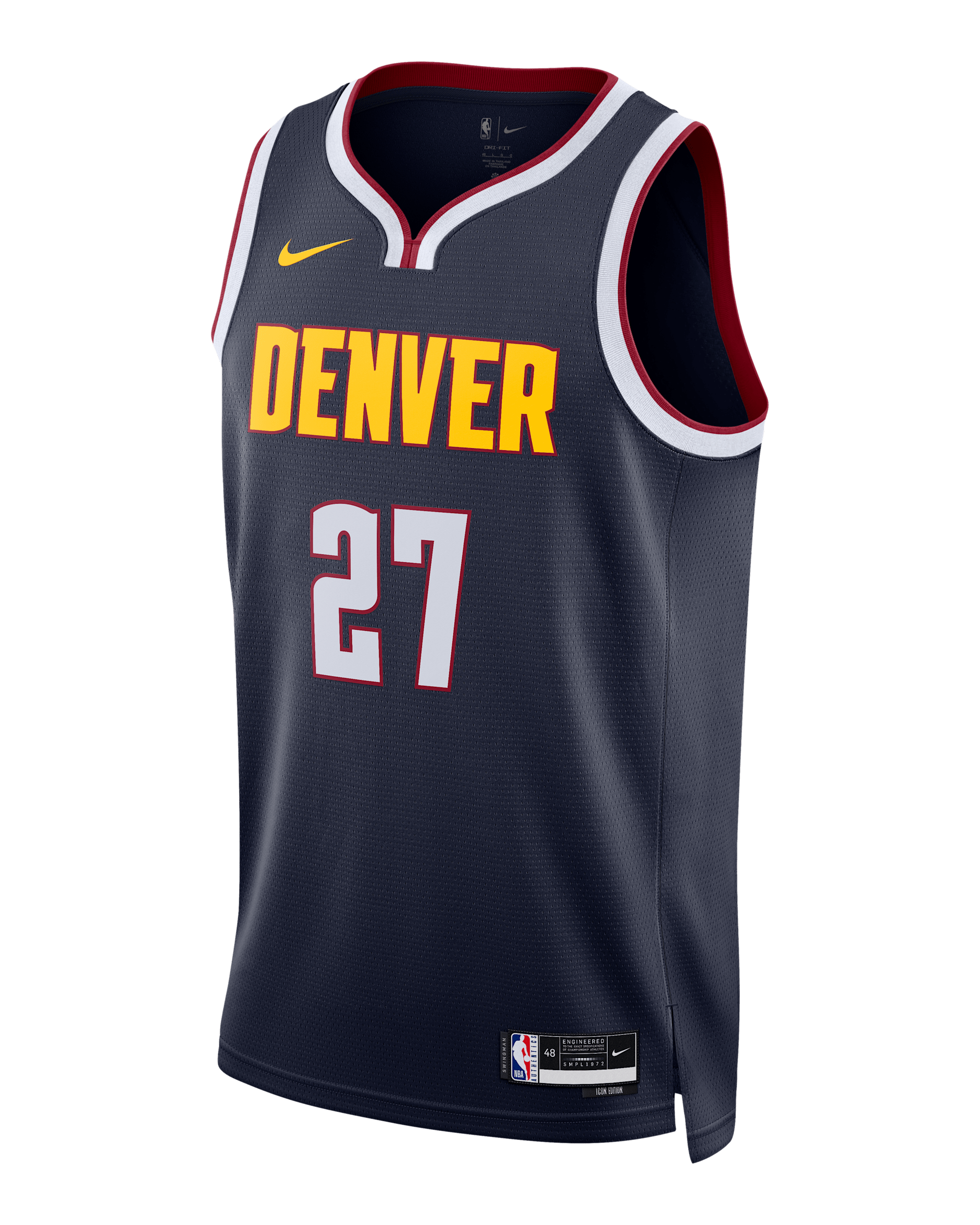 Denver Nuggets Icon Edition Men's Nike Dri-FIT NBA Swingman Jersey - College Navy
