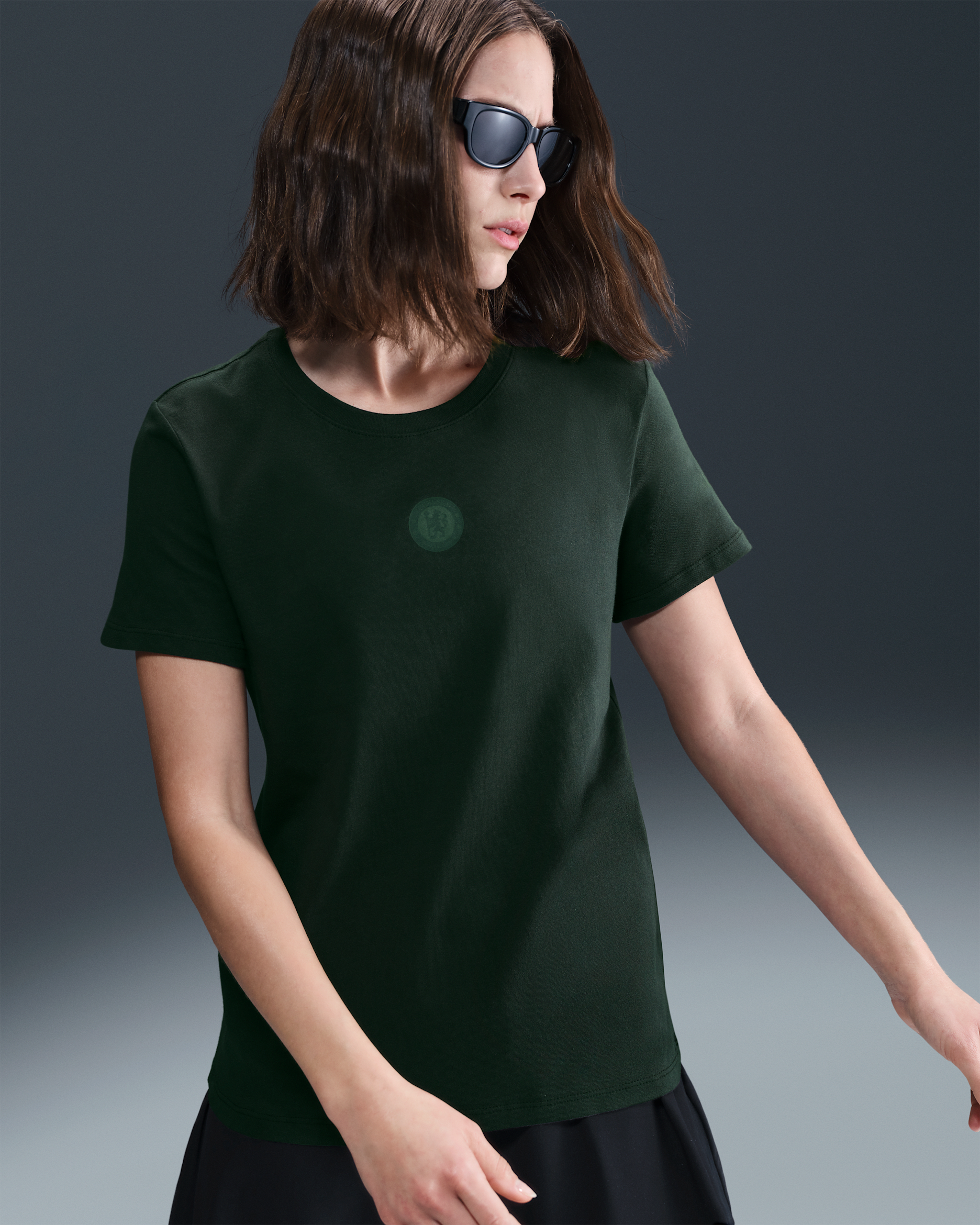 Chelsea F.C. Women's Nike Football T-Shirt - Outdoor Green