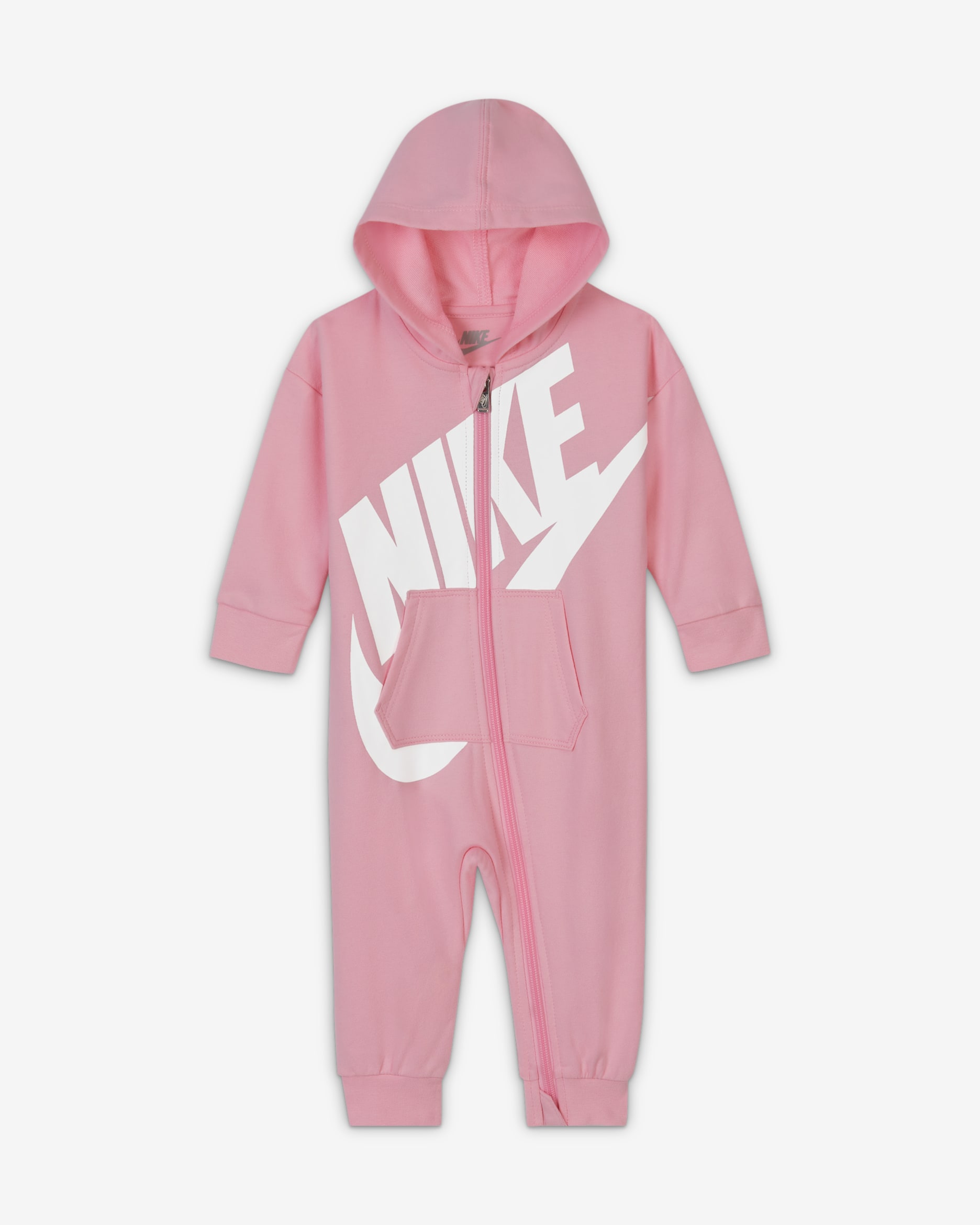 Combinaison à zip Nike pour bébé (0-12 mois) - Pink