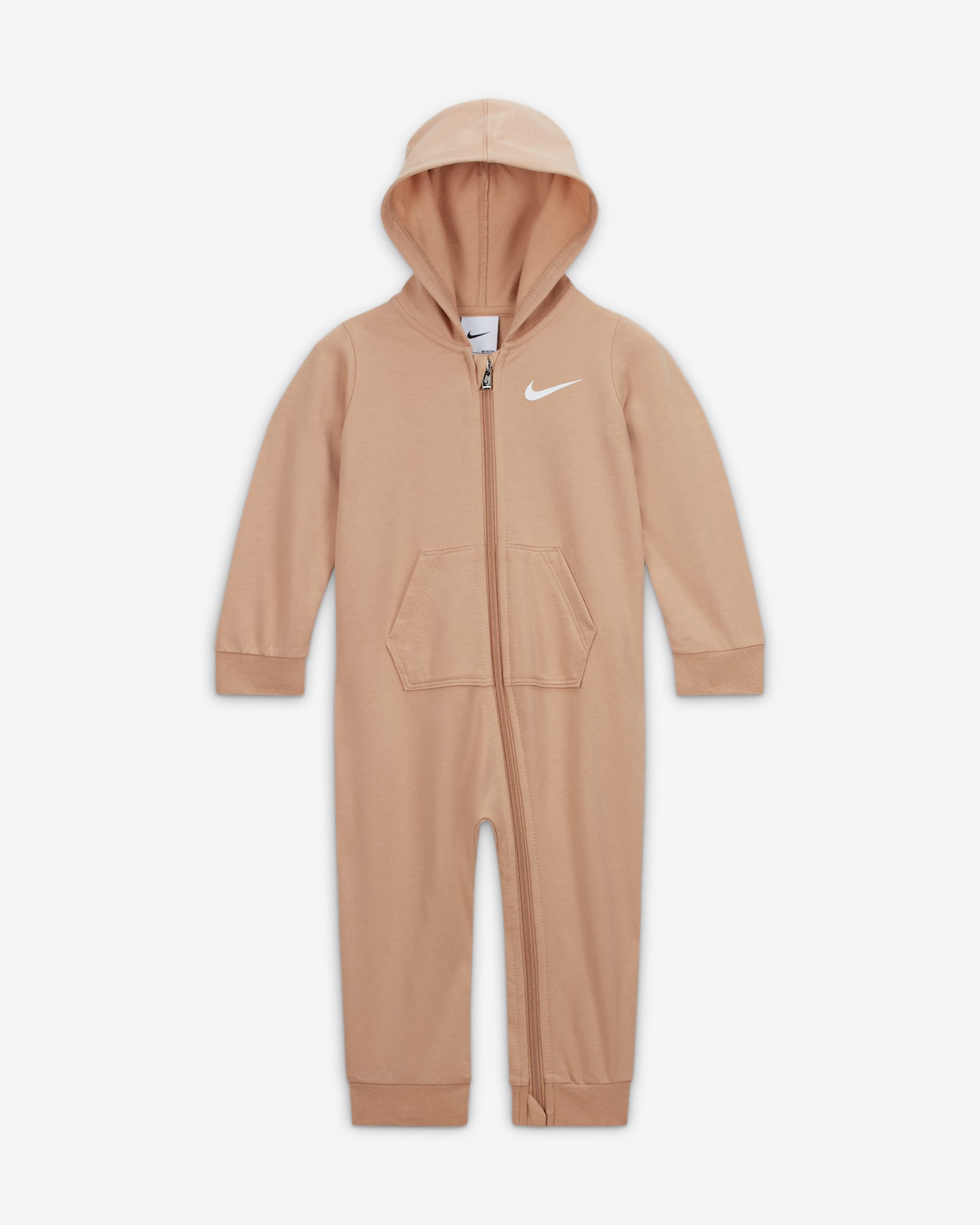 Nike Essentials Baby (12-24M) Hooded Coverall - Hemp