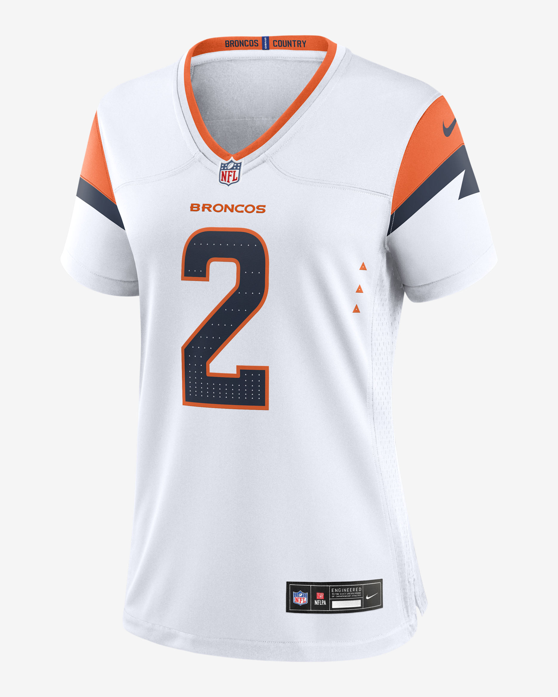 Patrick Surtain II Denver Broncos Women's Nike NFL Game Football Jersey - White