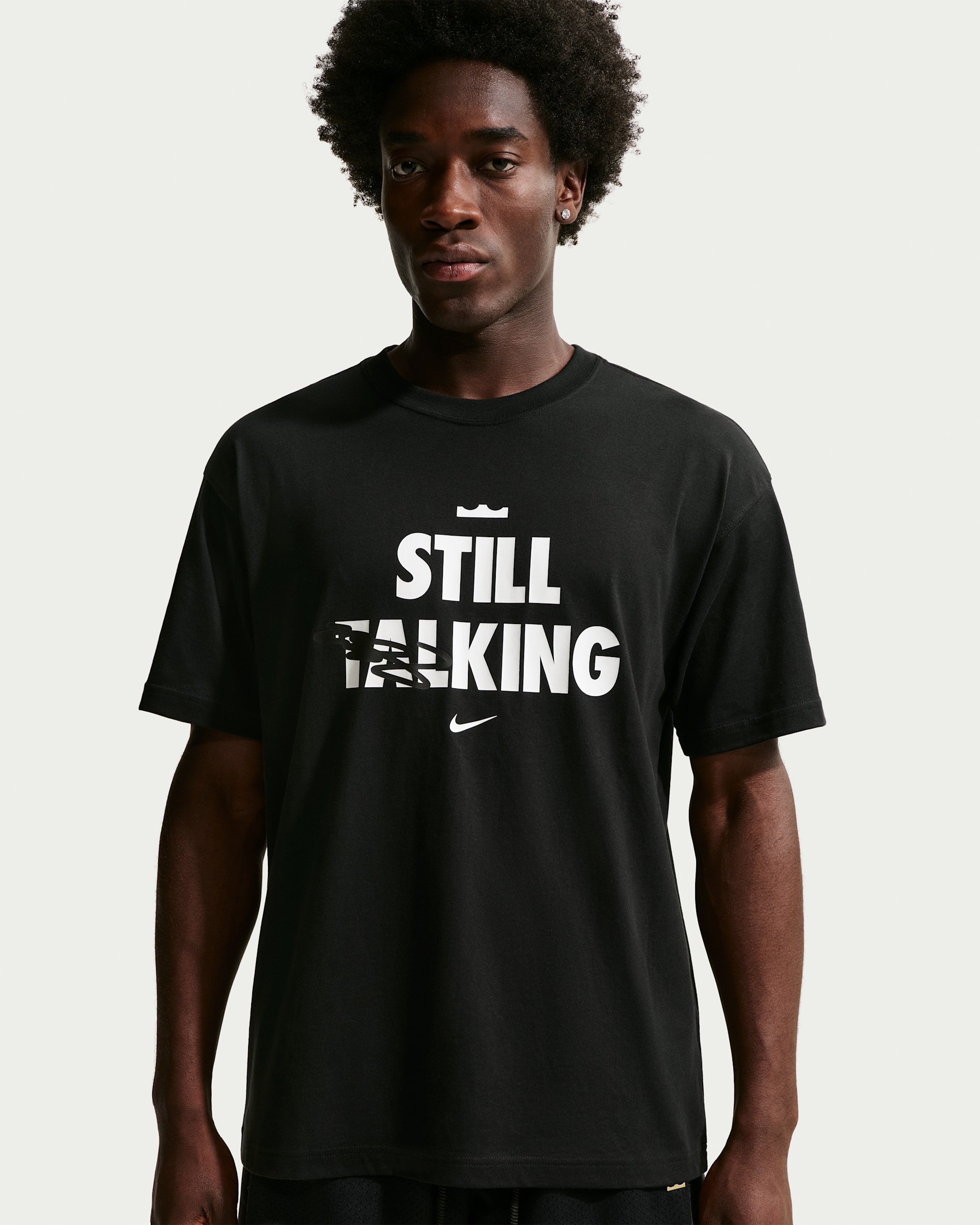 LeBron 'Shut Up and Dribble' Nike Men's Basketball T-Shirt - Black