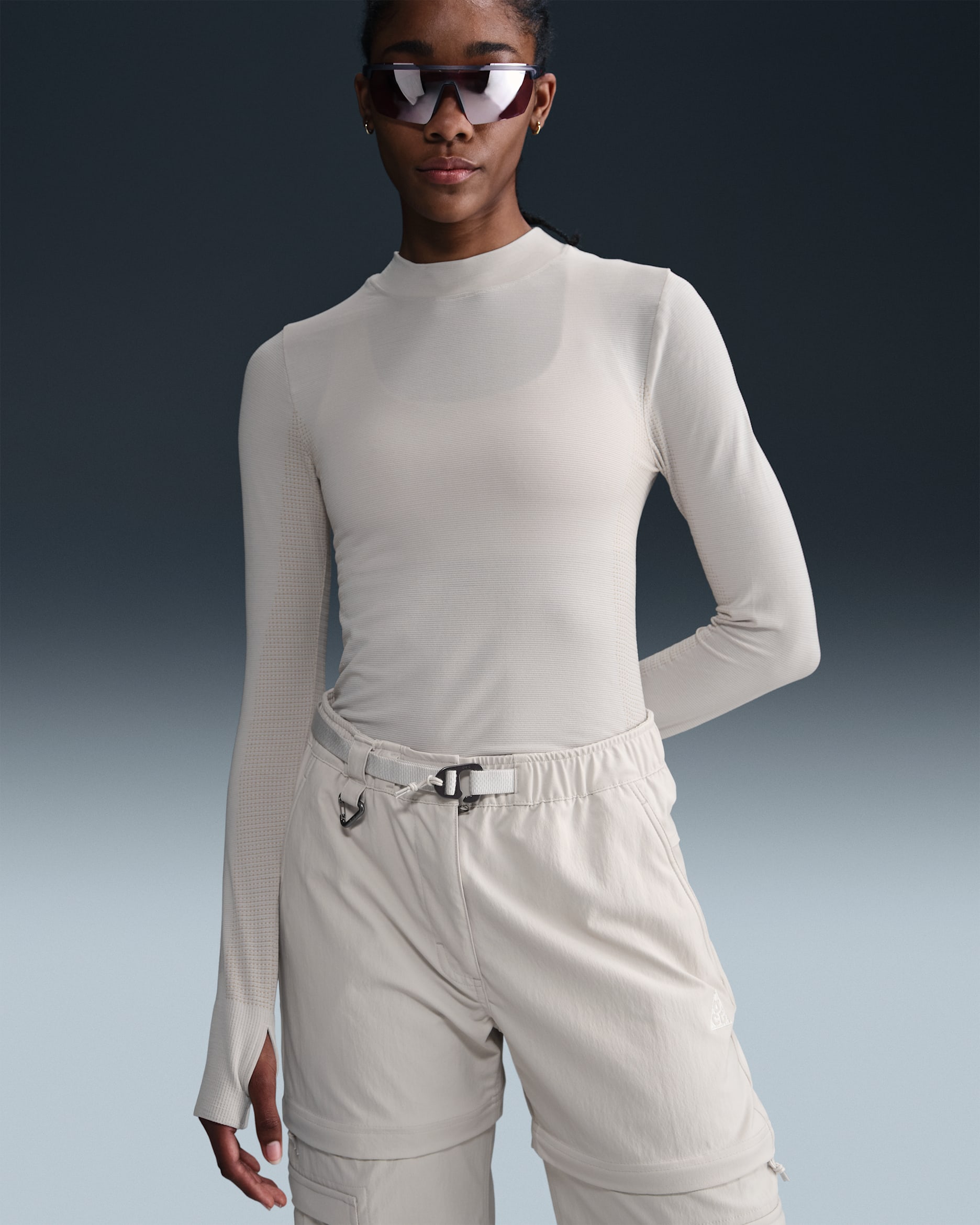 Nike ACG "Delta River" Women's Dri-FIT ADV Long-Sleeve Top - Light Orewood Brown/Khaki