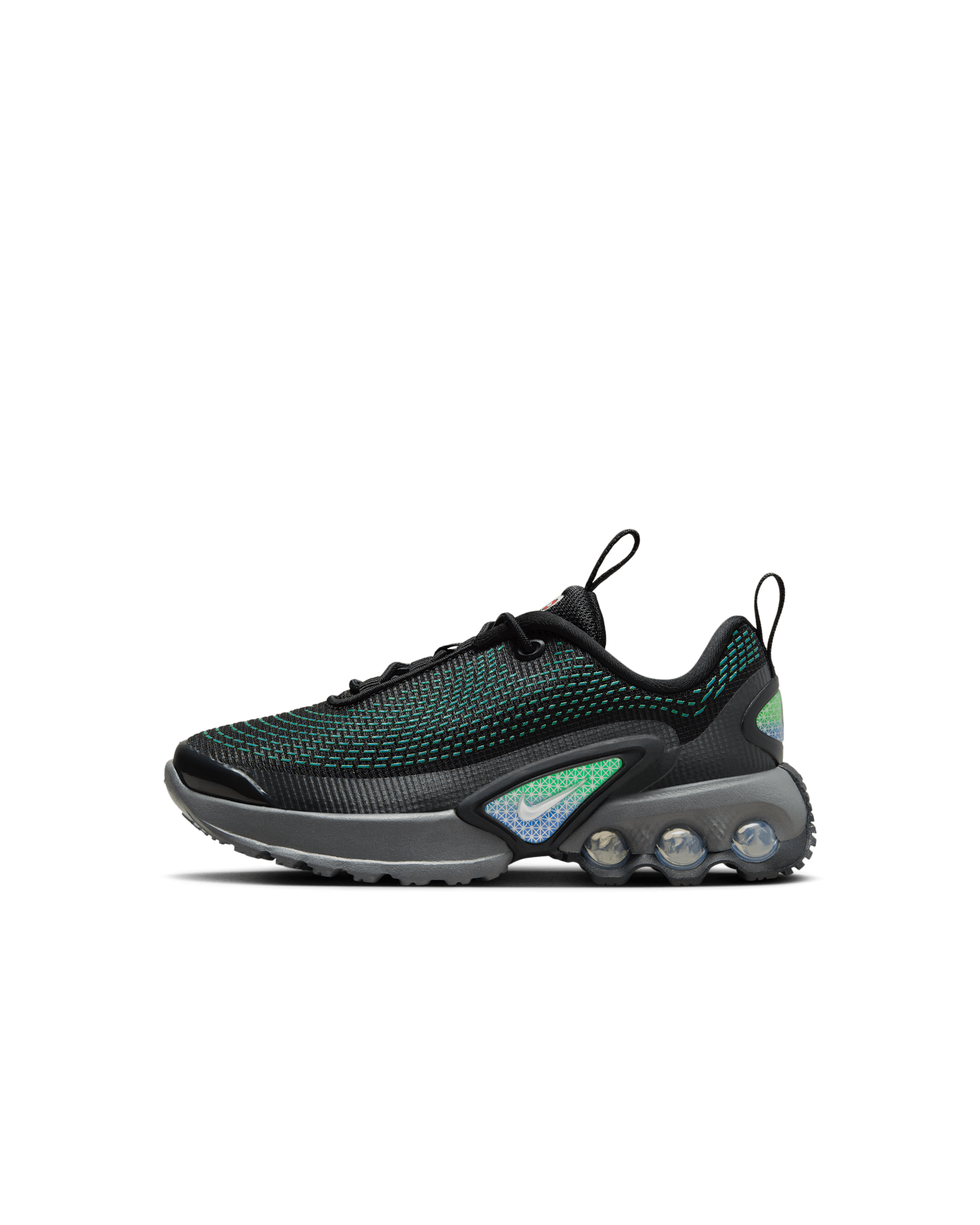 Nike Air Max Dn Little Kids' Shoes - Black/Hyper Cobalt/Rage Green/White