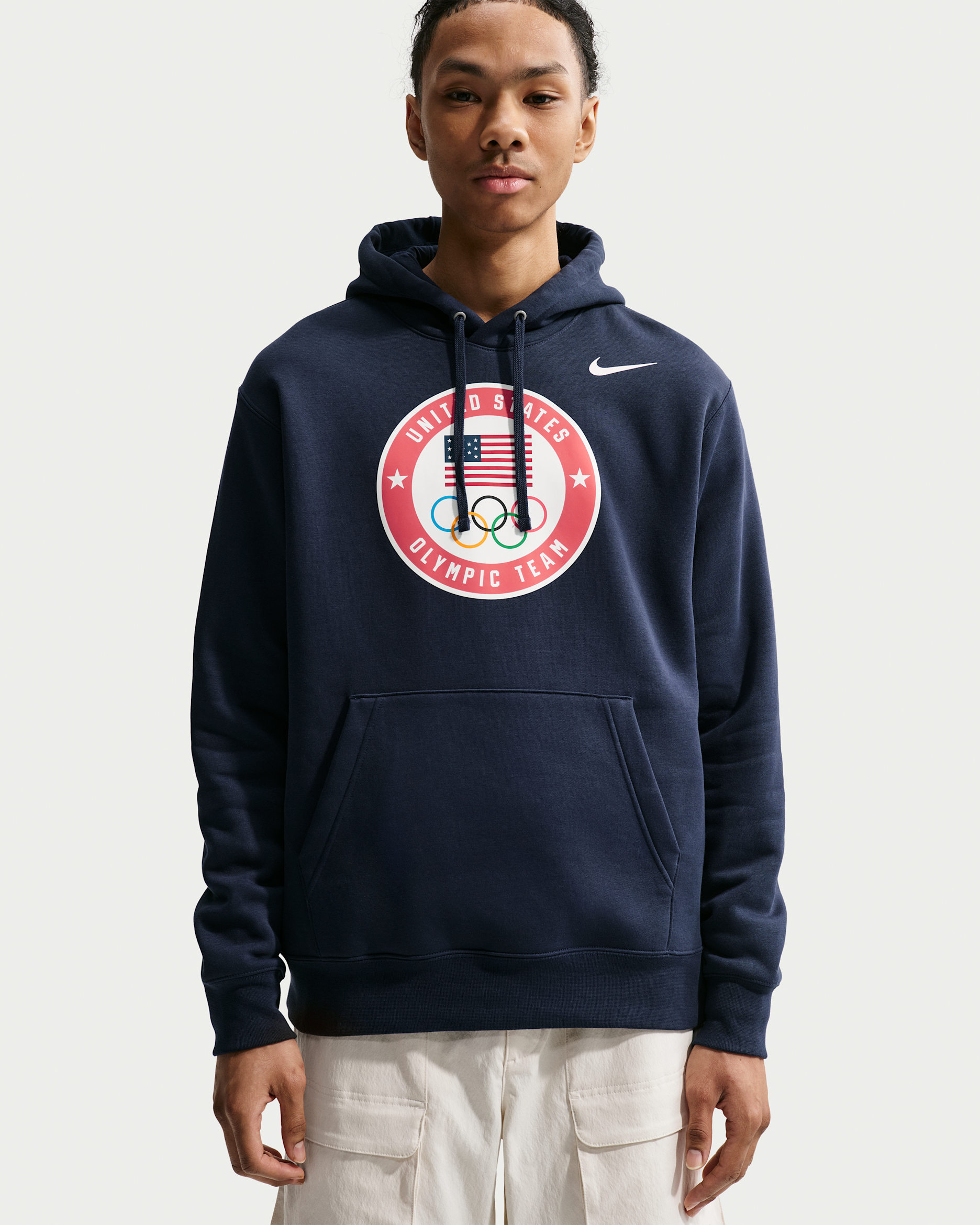 Nike Team USA Club Fleece Men's Hoodie - Obsidian