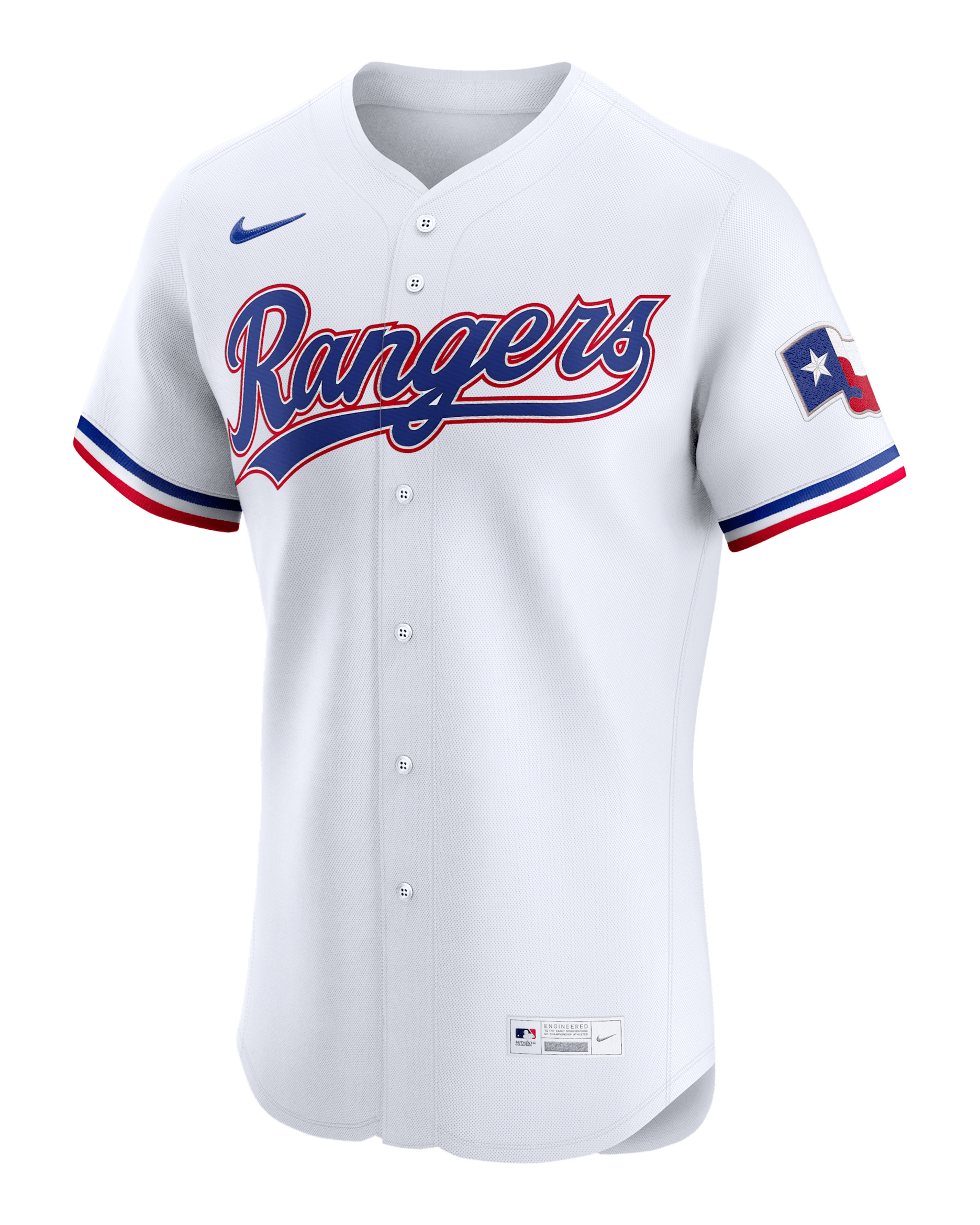 Texas Rangers Men's Nike Dri-FIT ADV MLB Elite Jersey - White
