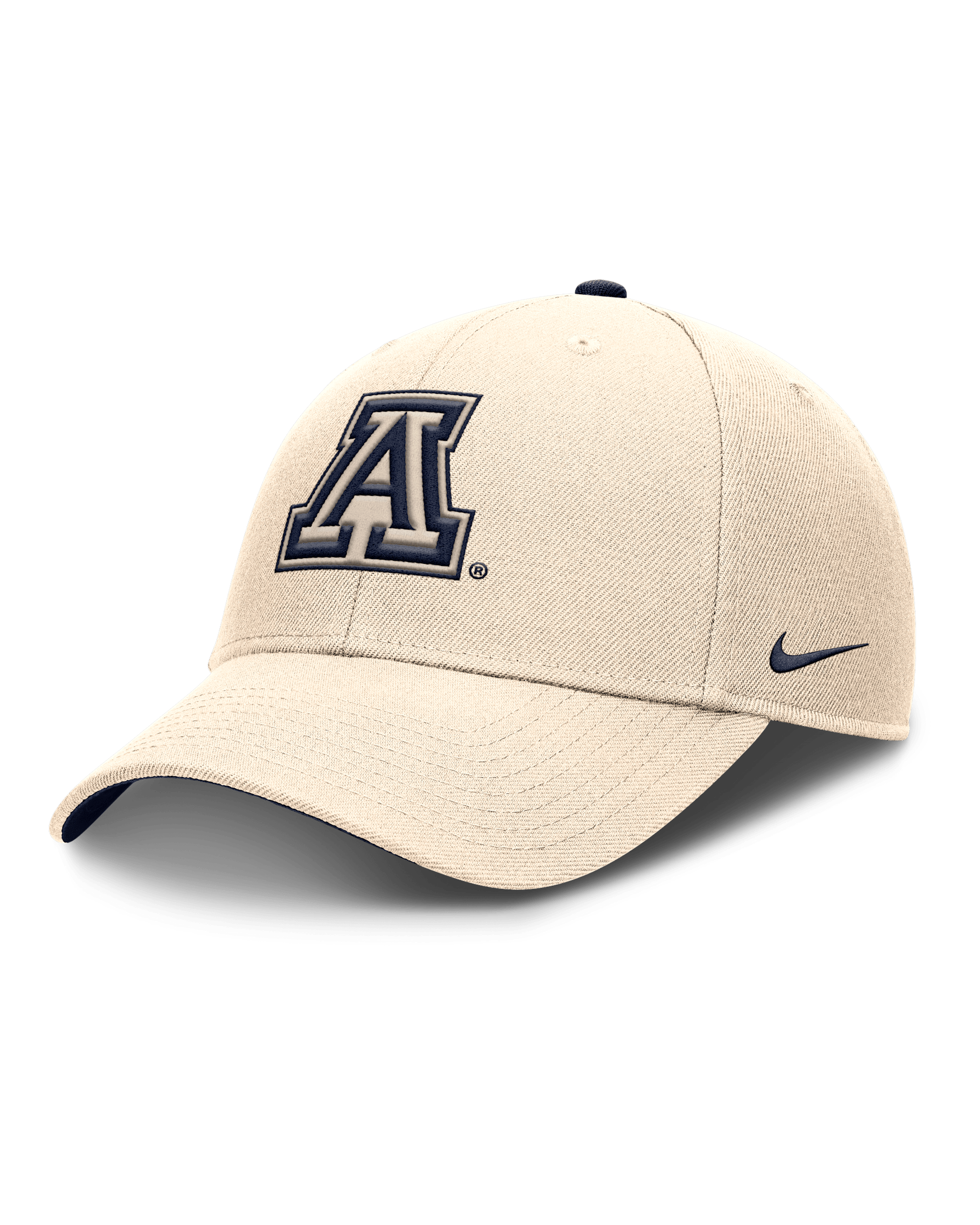 Arizona Primetime Rise Men's Nike Dri-FIT College Trucker Adjustable Hat - Natural