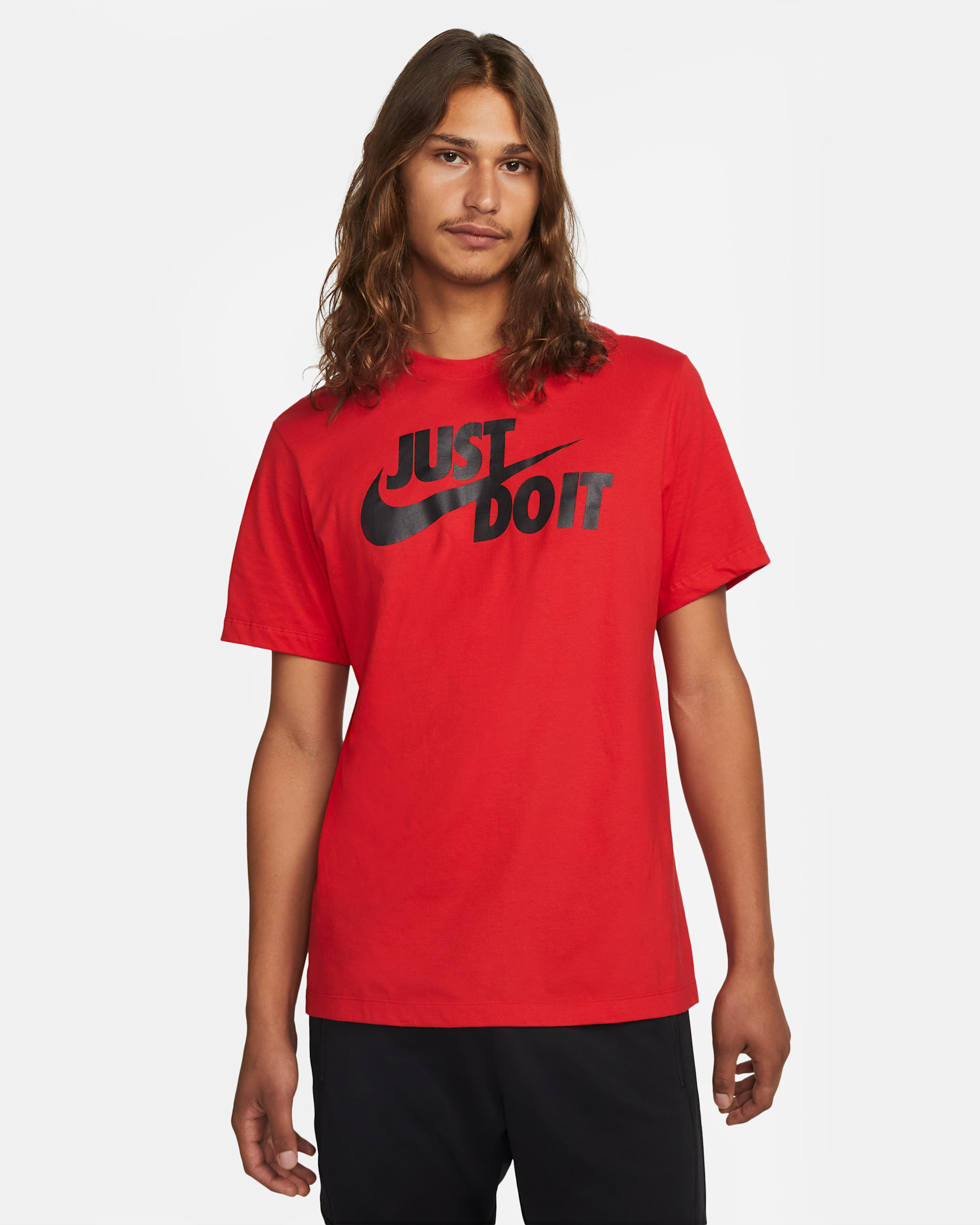 Nike Sportswear JDI Men's T-Shirt - University Red/Black