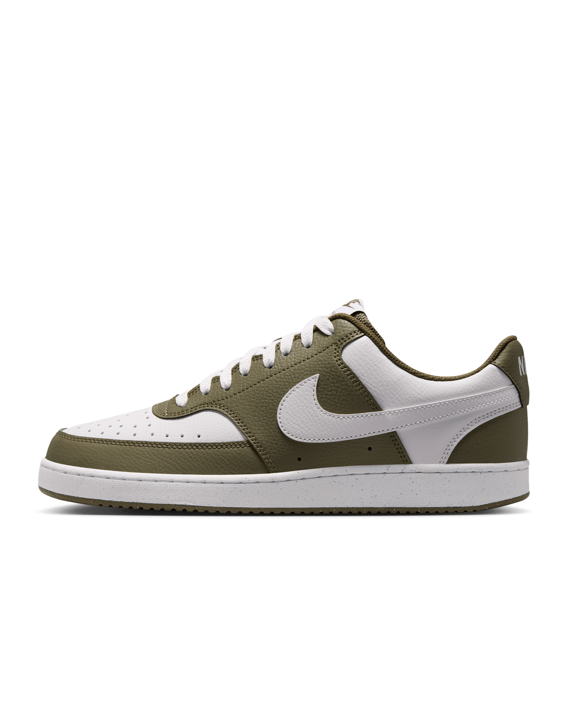 Scarpa Nike Court Vision Low - Uomo - Medium Olive/Bianco