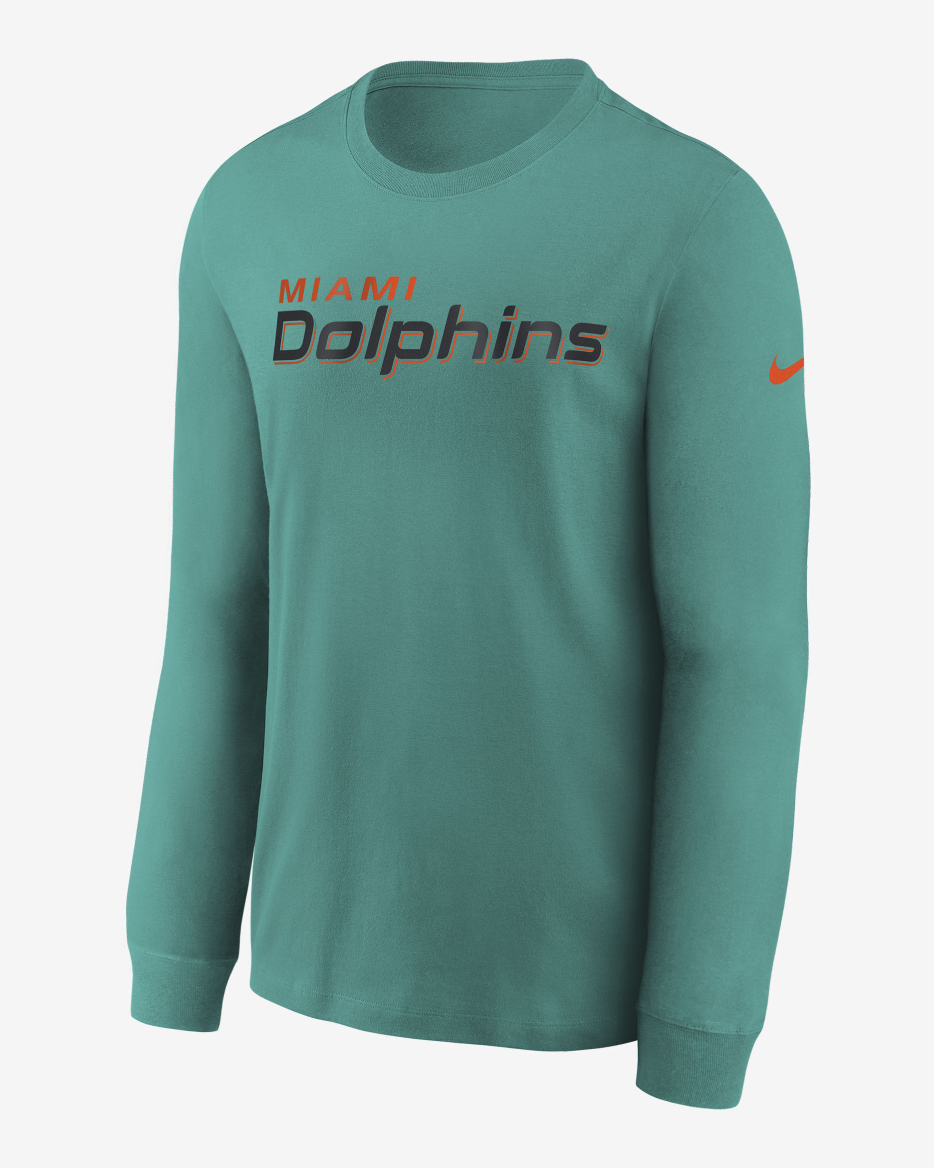 Miami Dolphins Rivalry Big Kids' Nike NFL Long-Sleeve T-Shirt - Navy
