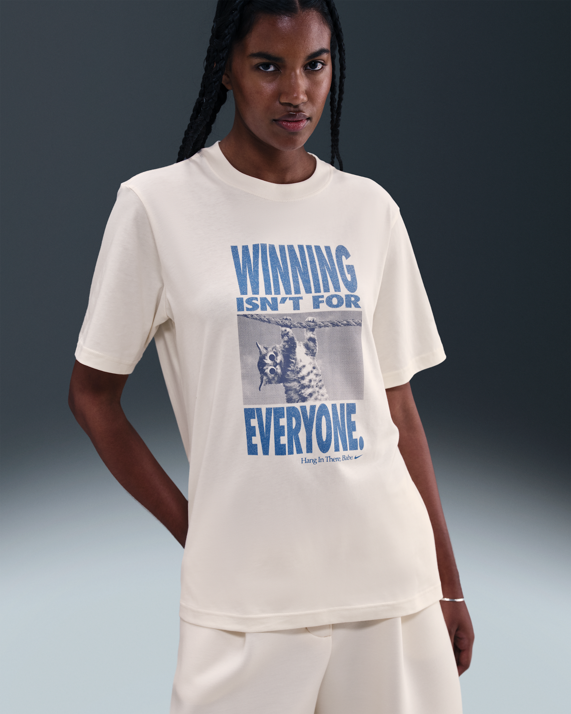 Nike Sportswear Women's Loose T-Shirt - Pale Ivory